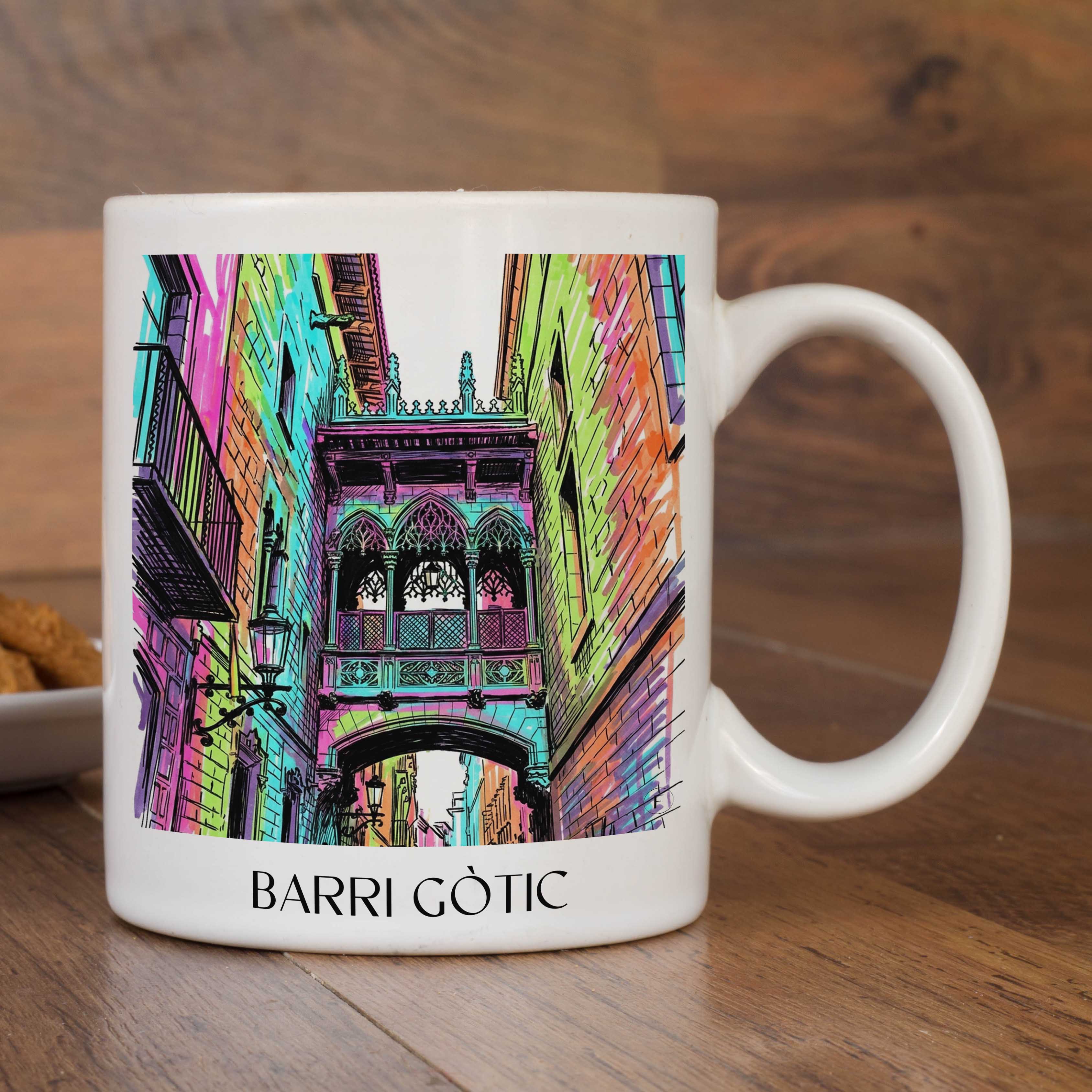 barri-gòtic-barcelona-spanien-kaffeebecher-graffiti