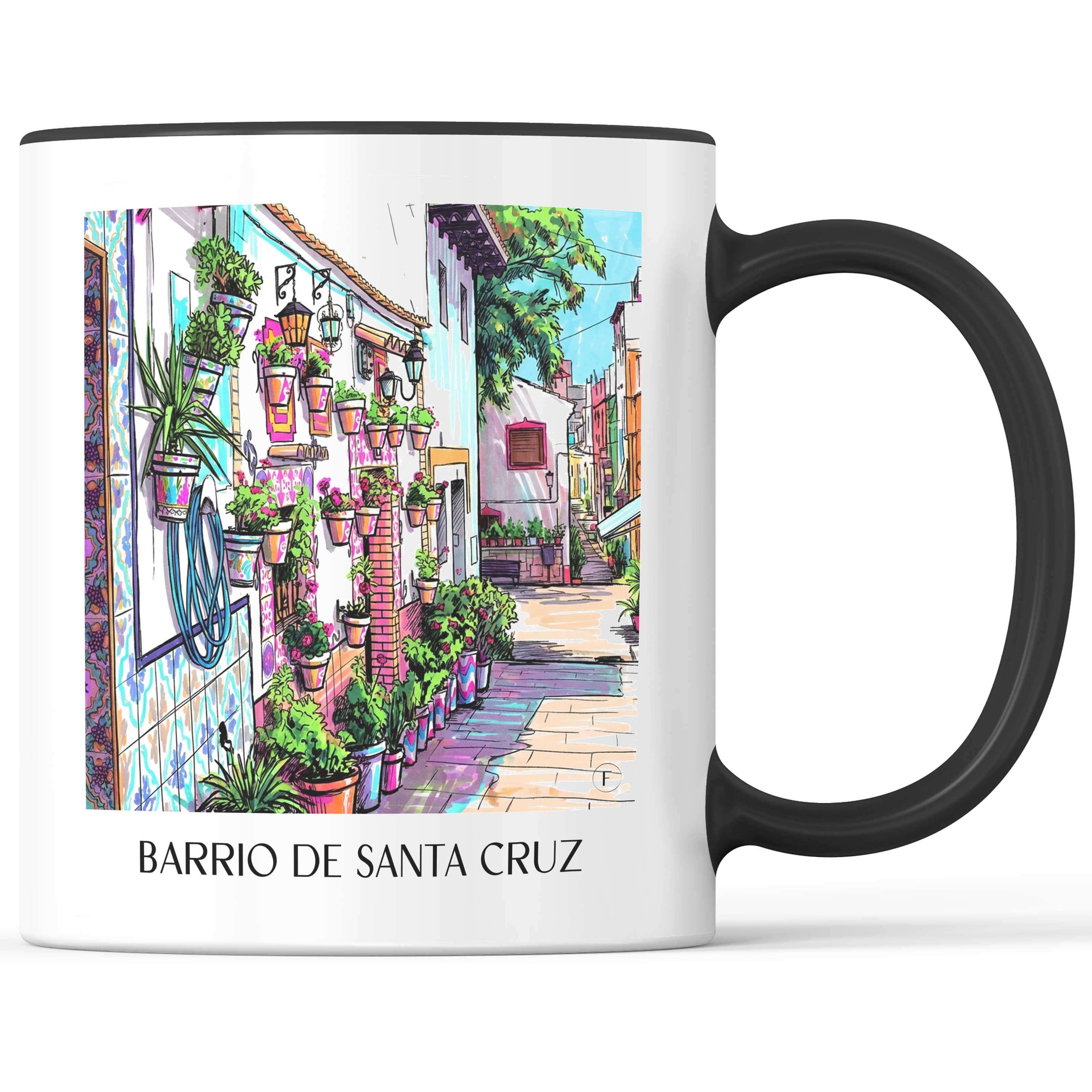 barrio-de-santa-cruz-alicante-spanien-kaffeebecher-graffiti