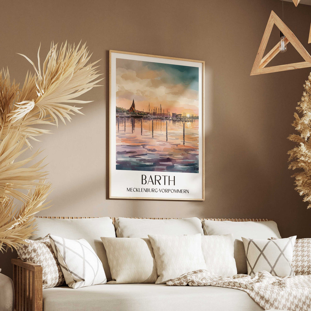 barth-mecklenburg-vorpommern-deutschland-poster-aquarell