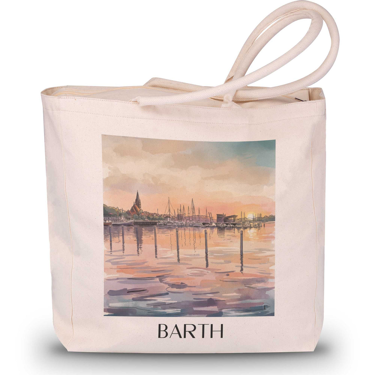 barth-mecklenburg-vorpommern-deutschland-einkaufstasche-aquarell