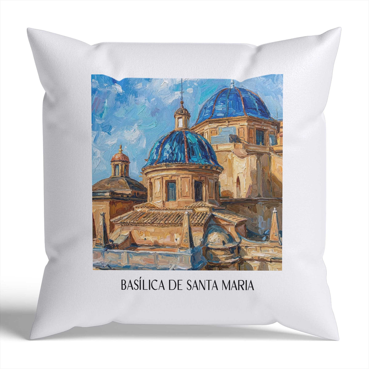 basílica-de-santa-maria-elche-spanien-kissenbezug-oil-painting-oelgemaelde