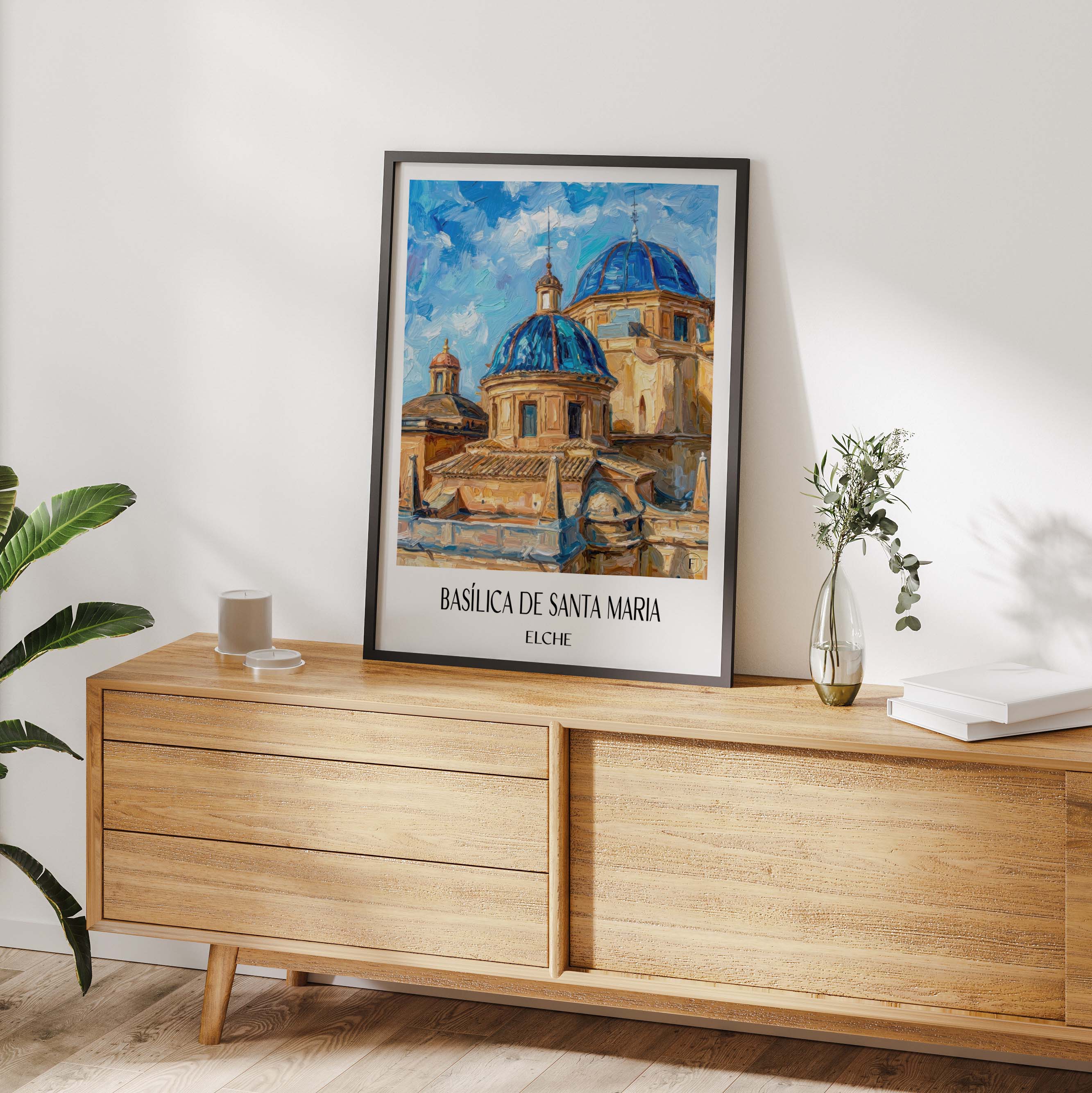 basílica-de-santa-maria-elche-spanien-poster-oil-painting-oelgemaelde