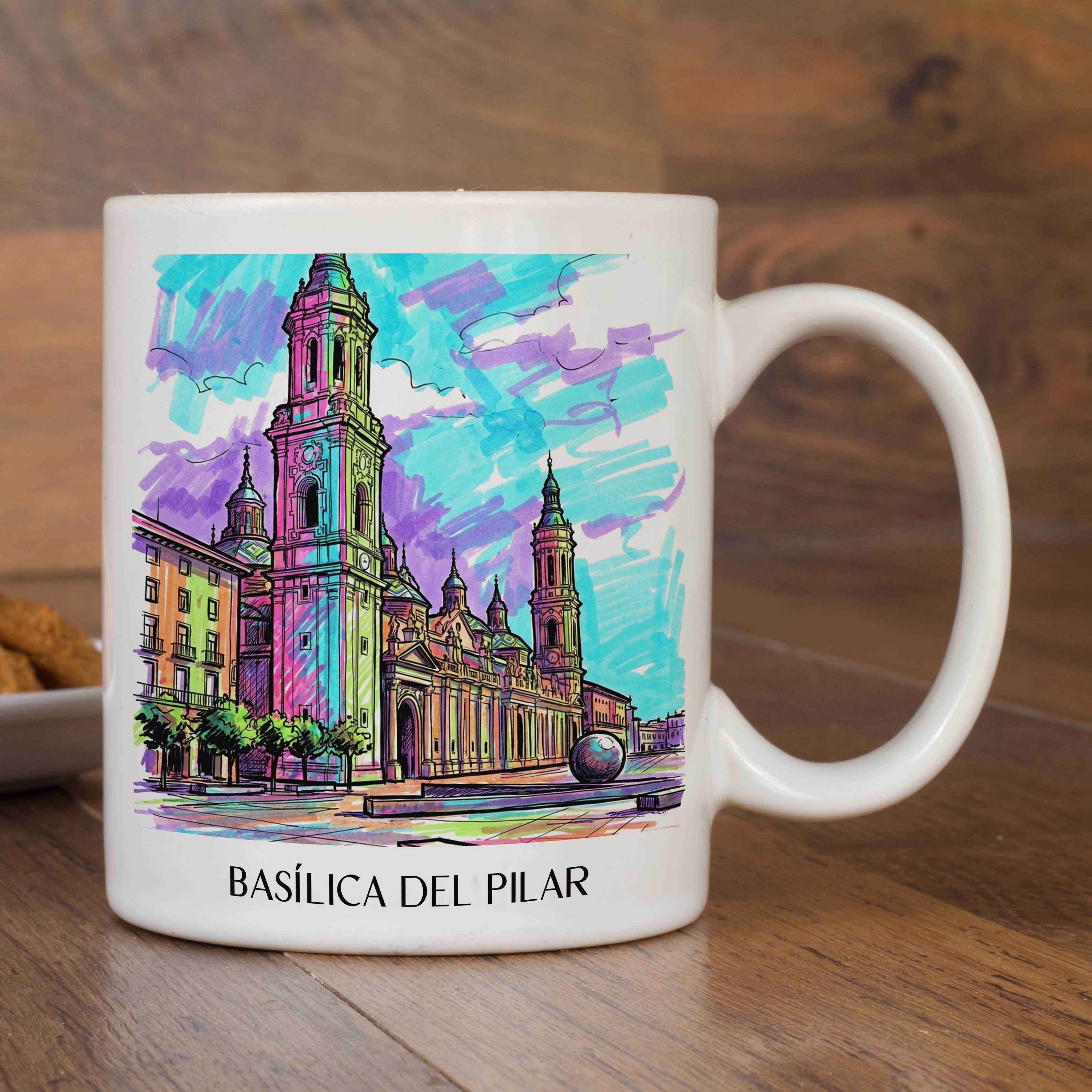 basílica-del-pilar-zaragoza-spanien-kaffeebecher-graffiti