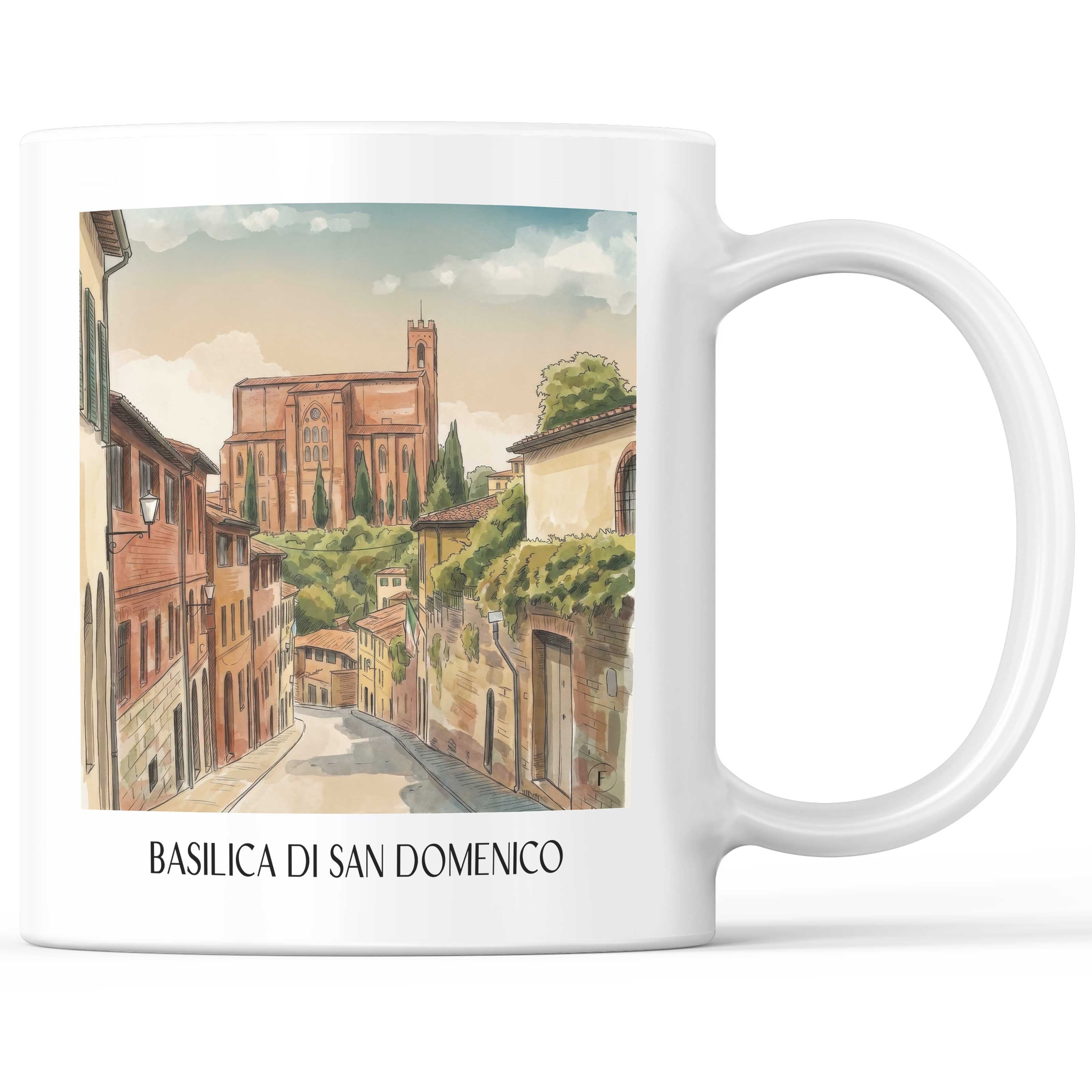 basilica-di-san-domenico-siena-italien-kaffeebecher-aquarell