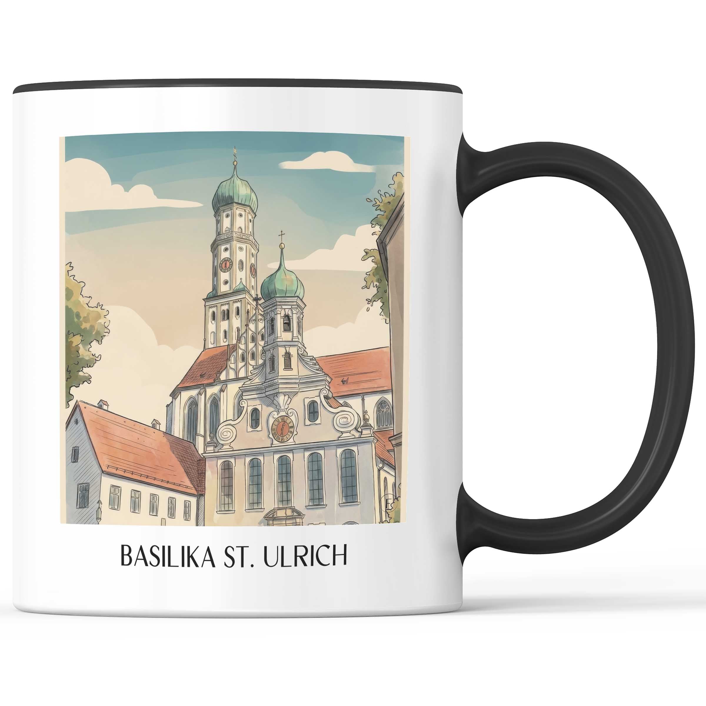 basilika-st.-ulrich-augsburg-deutschland-kaffeebecher-aquarell