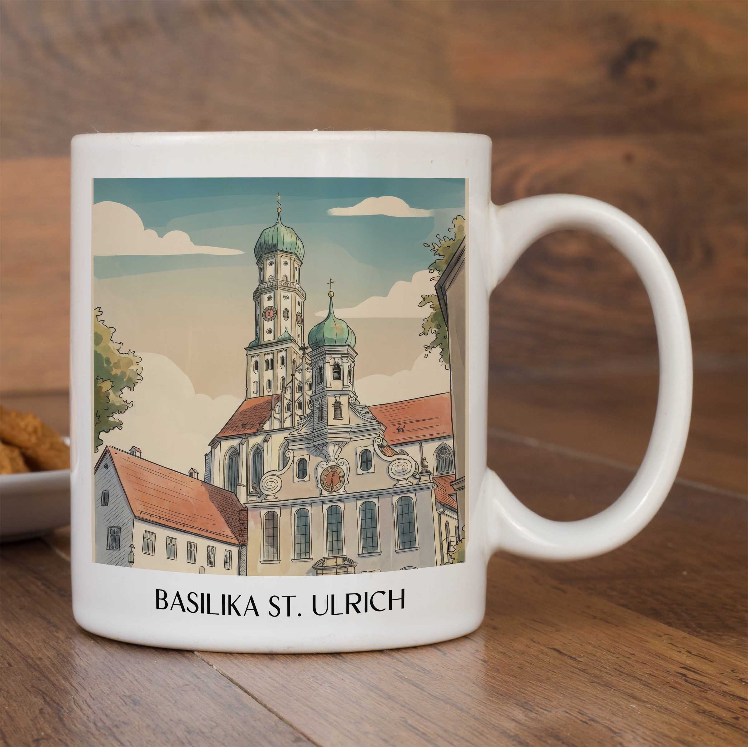 basilika-st.-ulrich-augsburg-deutschland-kaffeebecher-aquarell