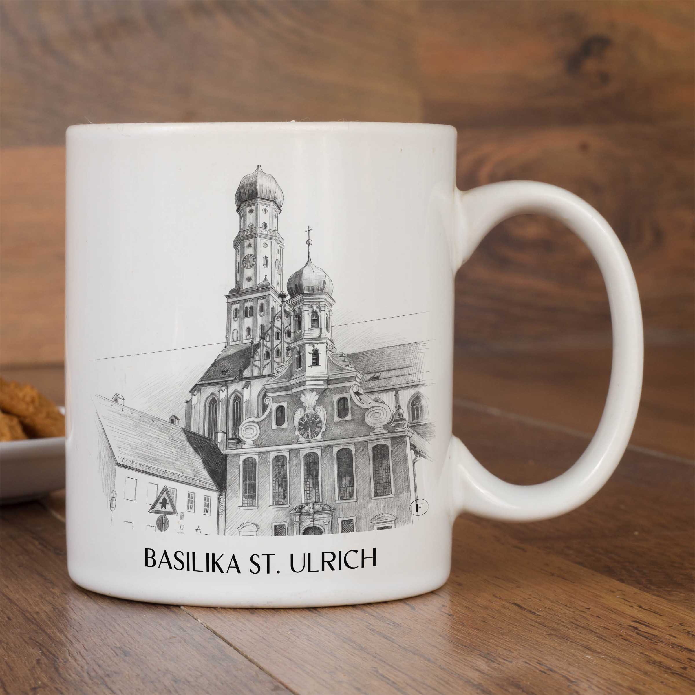basilika-st.-ulrich-augsburg-deutschland-kaffeebecher-bleistift-zeichnung-drawing