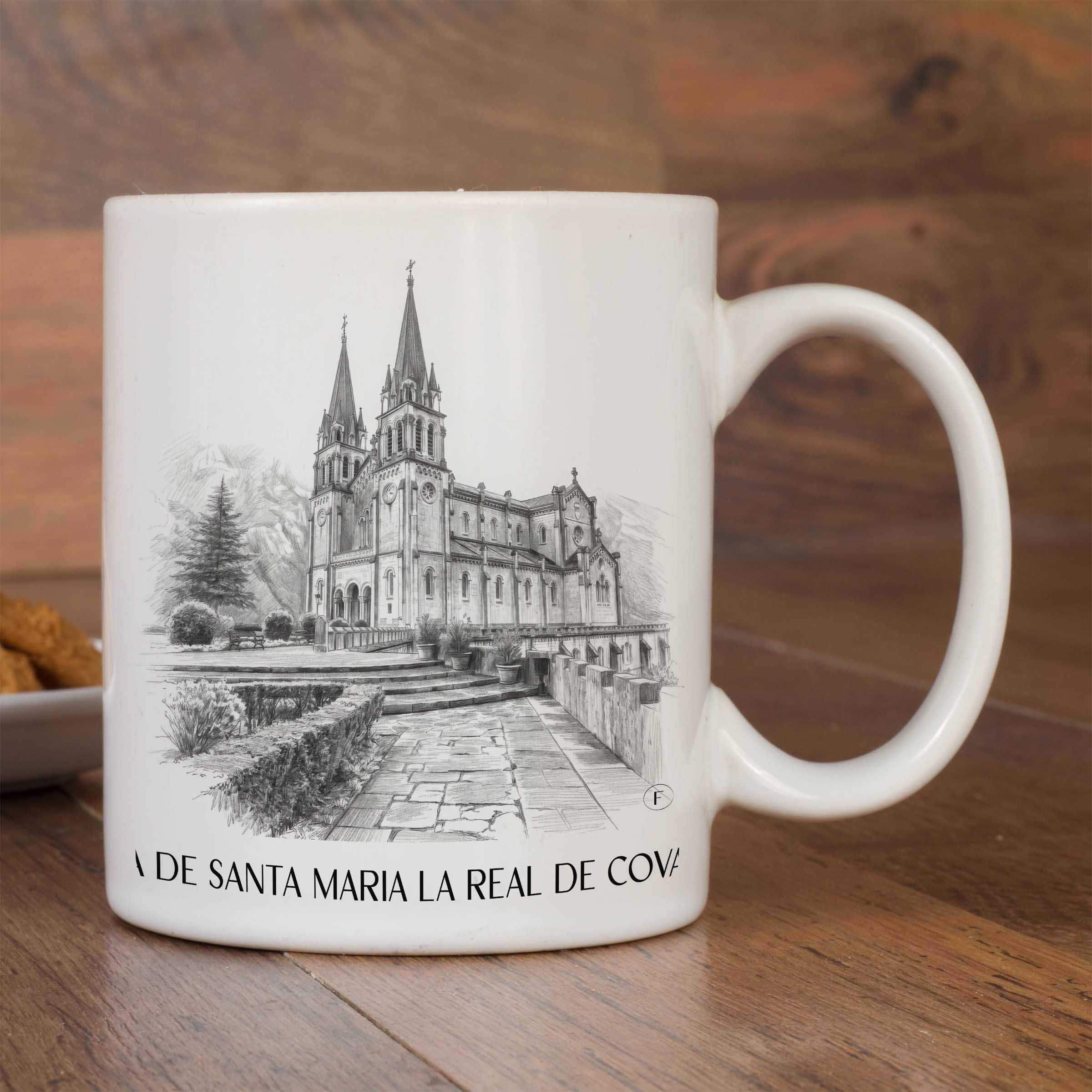 basilika-von-covadonga-spanien-spanien-kaffeebecher-bleistift-zeichnung-drawing