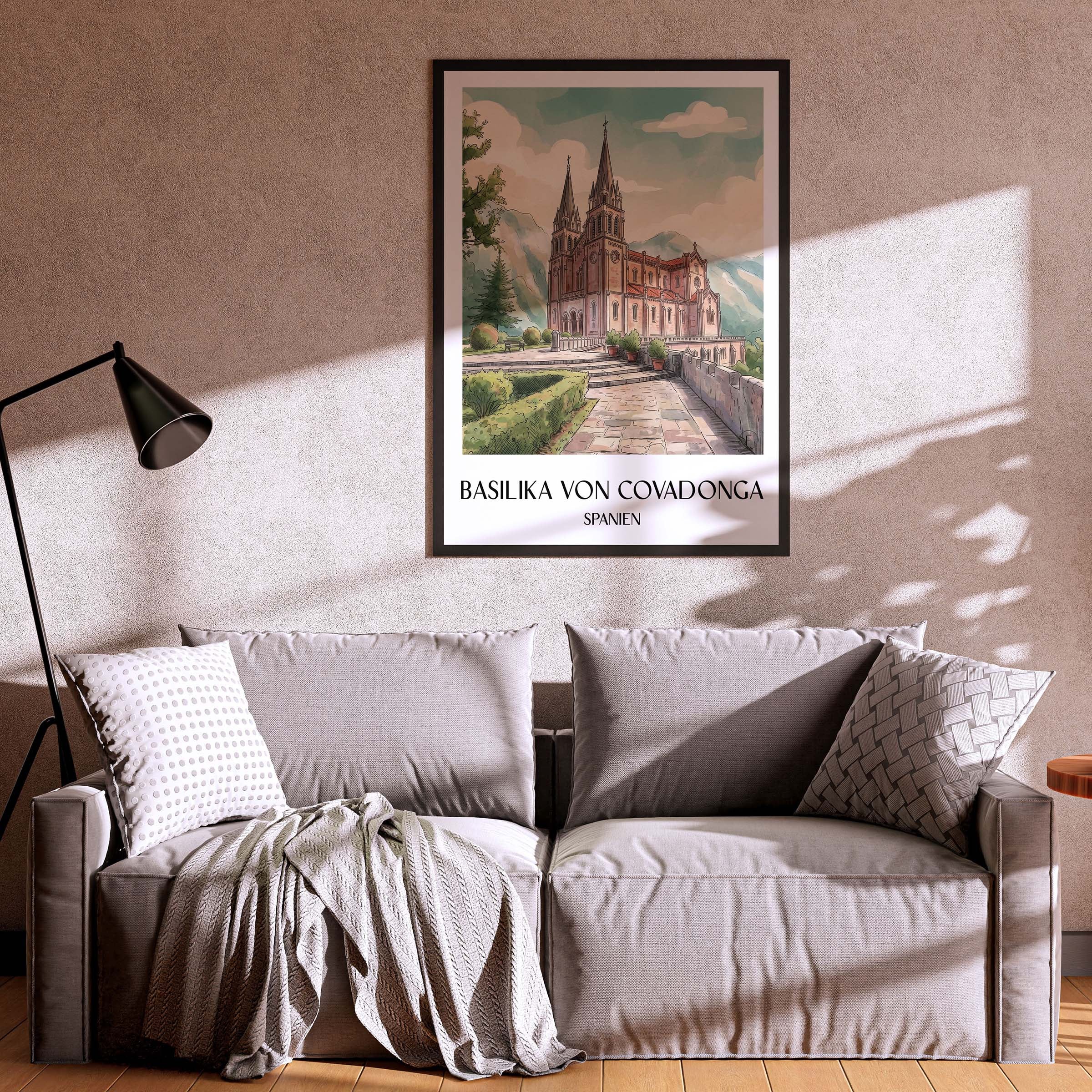 basilika-von-covadonga-spanien-spanien-poster-aquarell