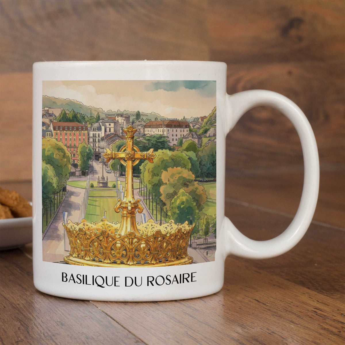 basilique-du-rosaire-lourdes-frankreich-kaffeebecher-aquarell