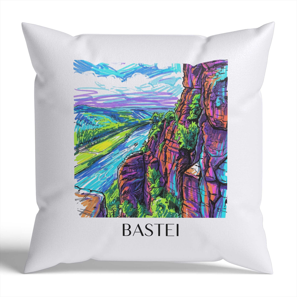 bastei-sächsische-schweiz-deutschland-kissenbezug-graffiti