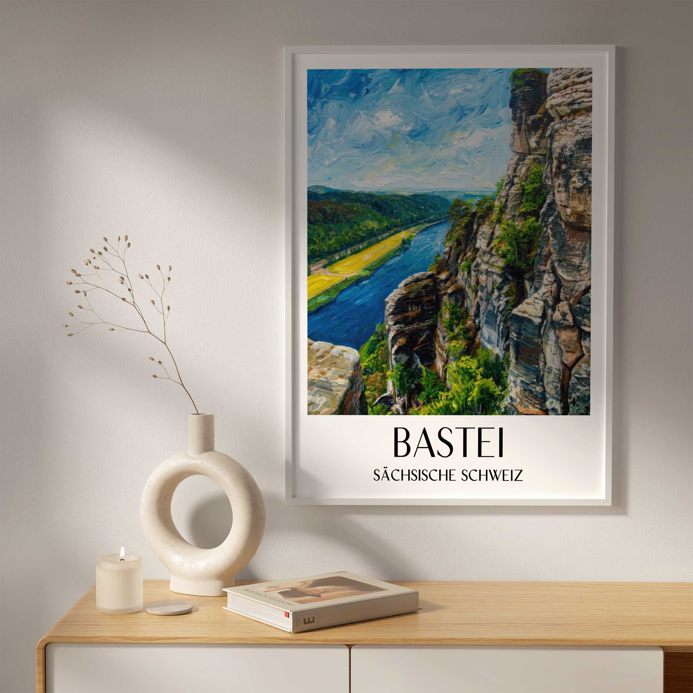 bastei-sächsische-schweiz-deutschland-poster-oil-painting-oelgemaelde