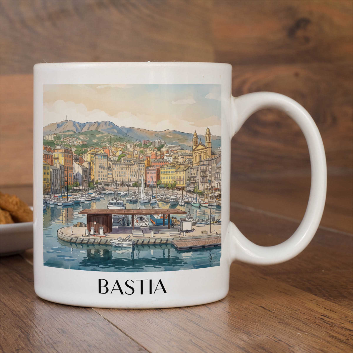 bastia-korsika-frankreich-kaffeebecher-aquarell