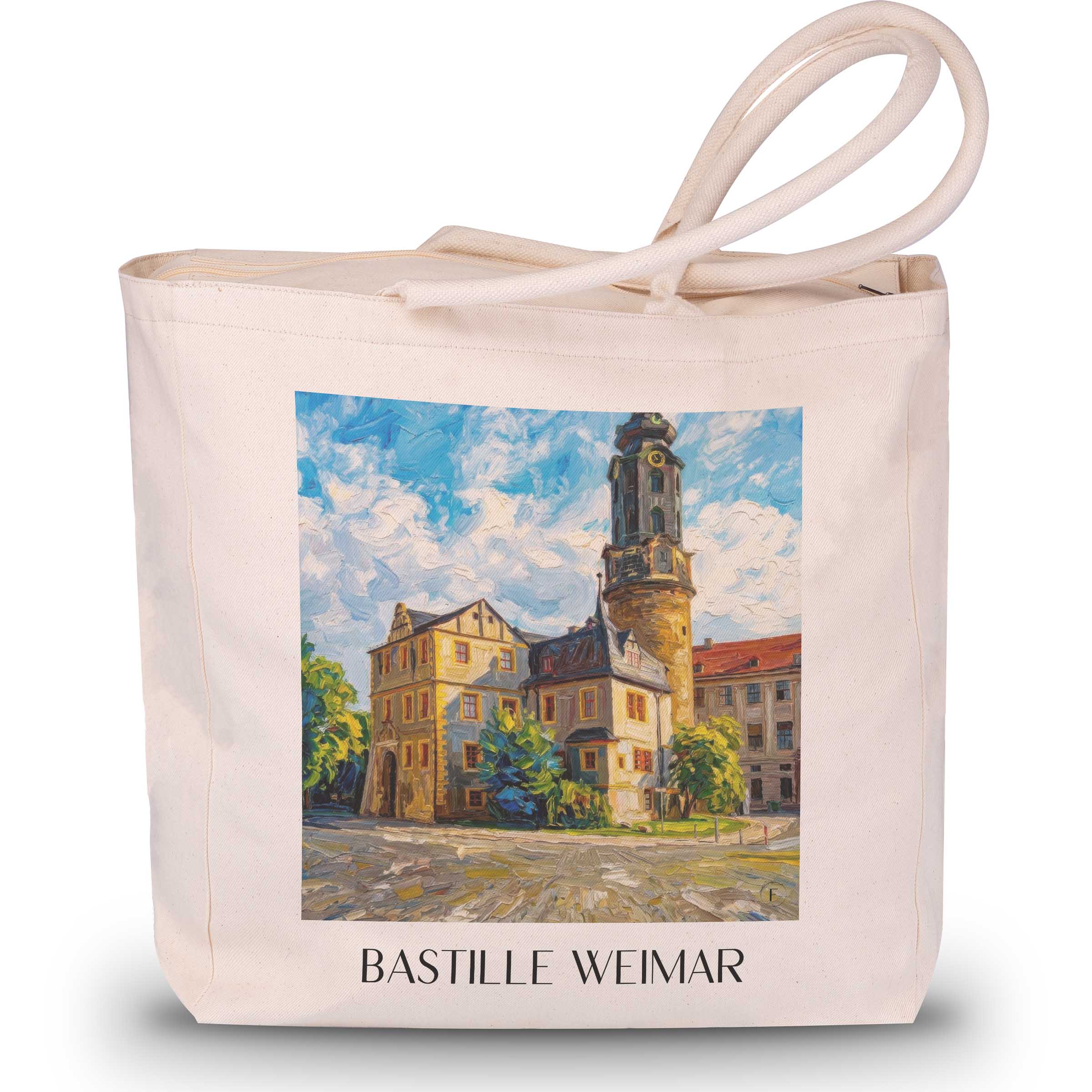 bastille-weimar-deutschland-einkaufstasche-oil-painting-oelgemaelde