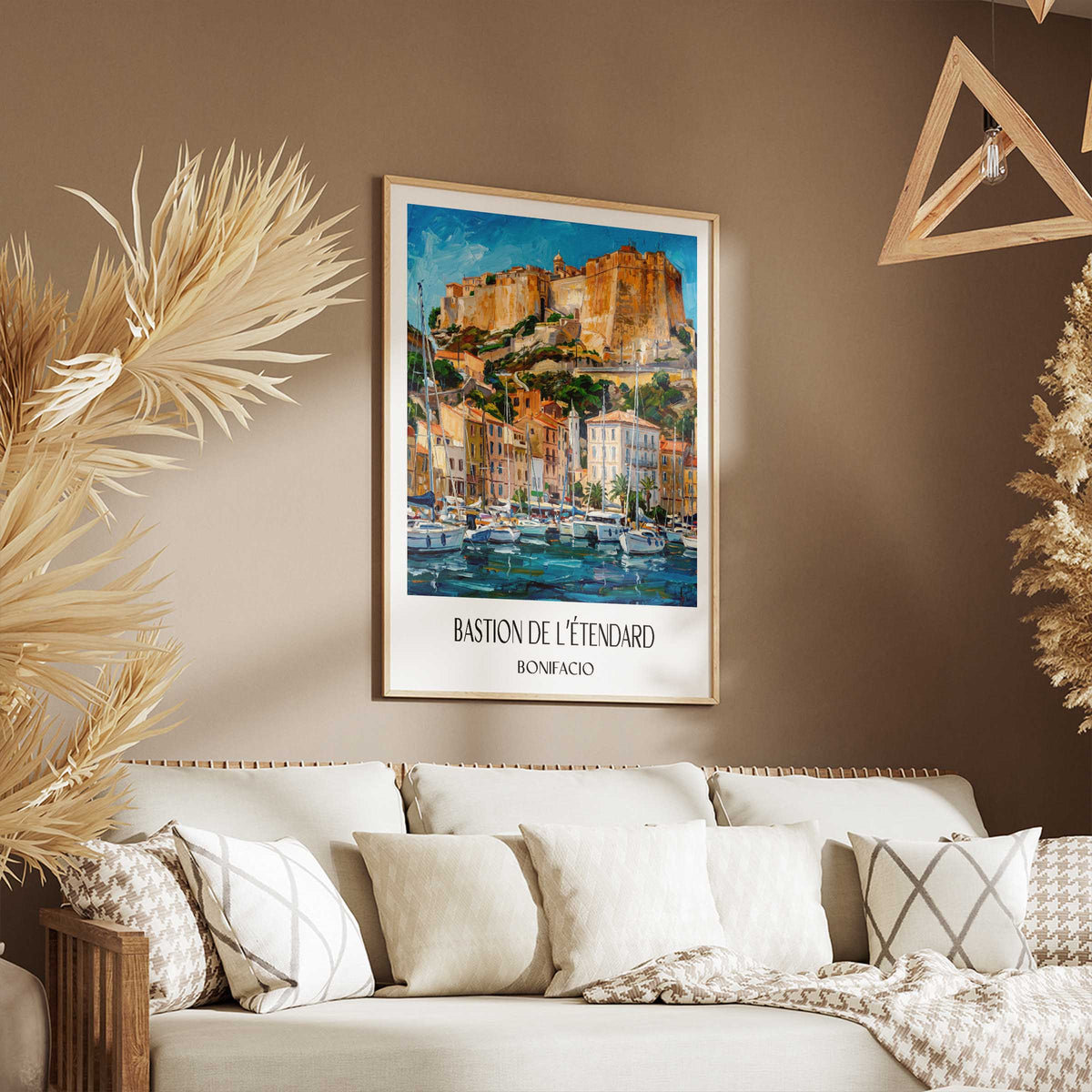 bastion-de-l’étendard-bonifacio-frankreich-poster-oil-painting-oelgemaelde