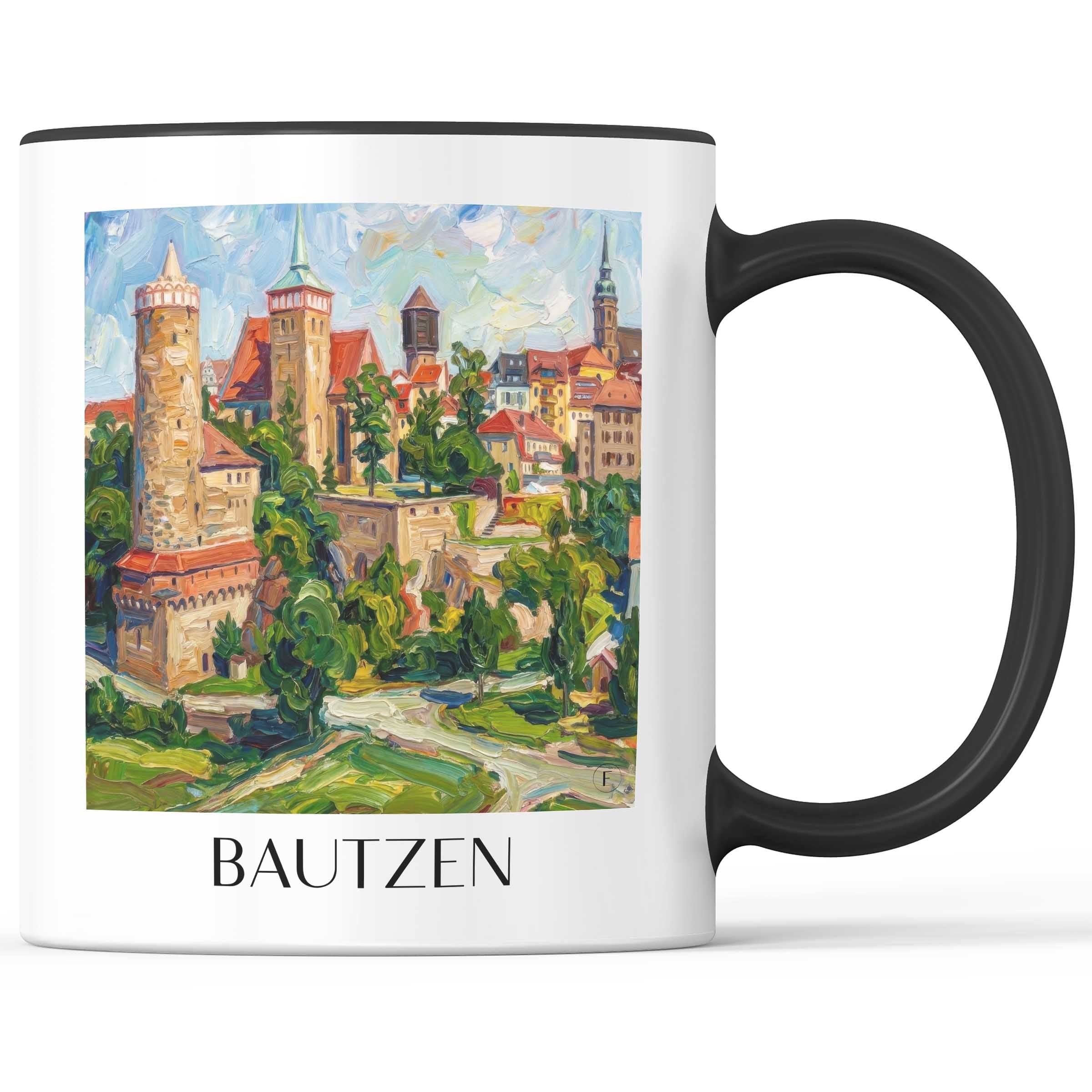 bautzen--oberlausitz-deutschland-kaffeebecher-oil-painting-oelgemaelde