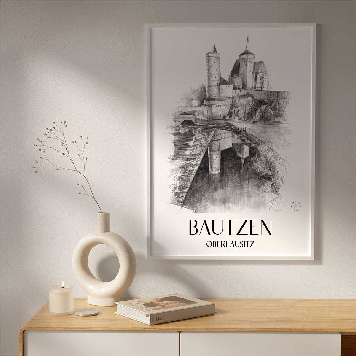 bautzen-oberlausitz-deutschland-poster-bleistift-zeichnung-drawing