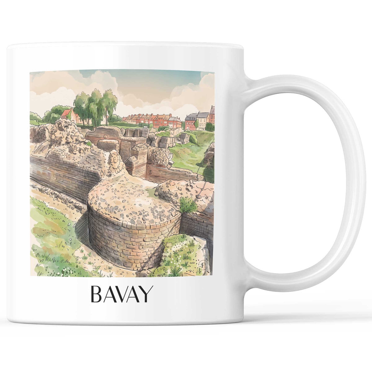 bavay-nord-frankreich-kaffeebecher-aquarell