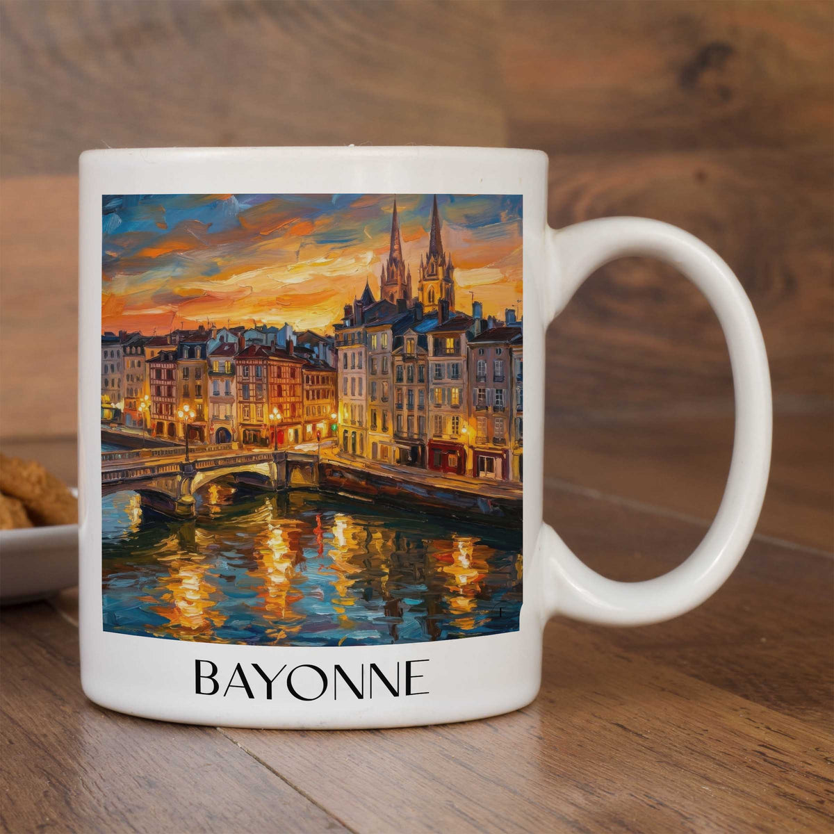 bayonne-pays-basque-frankreich-kaffeebecher-oil-painting-oelgemaelde