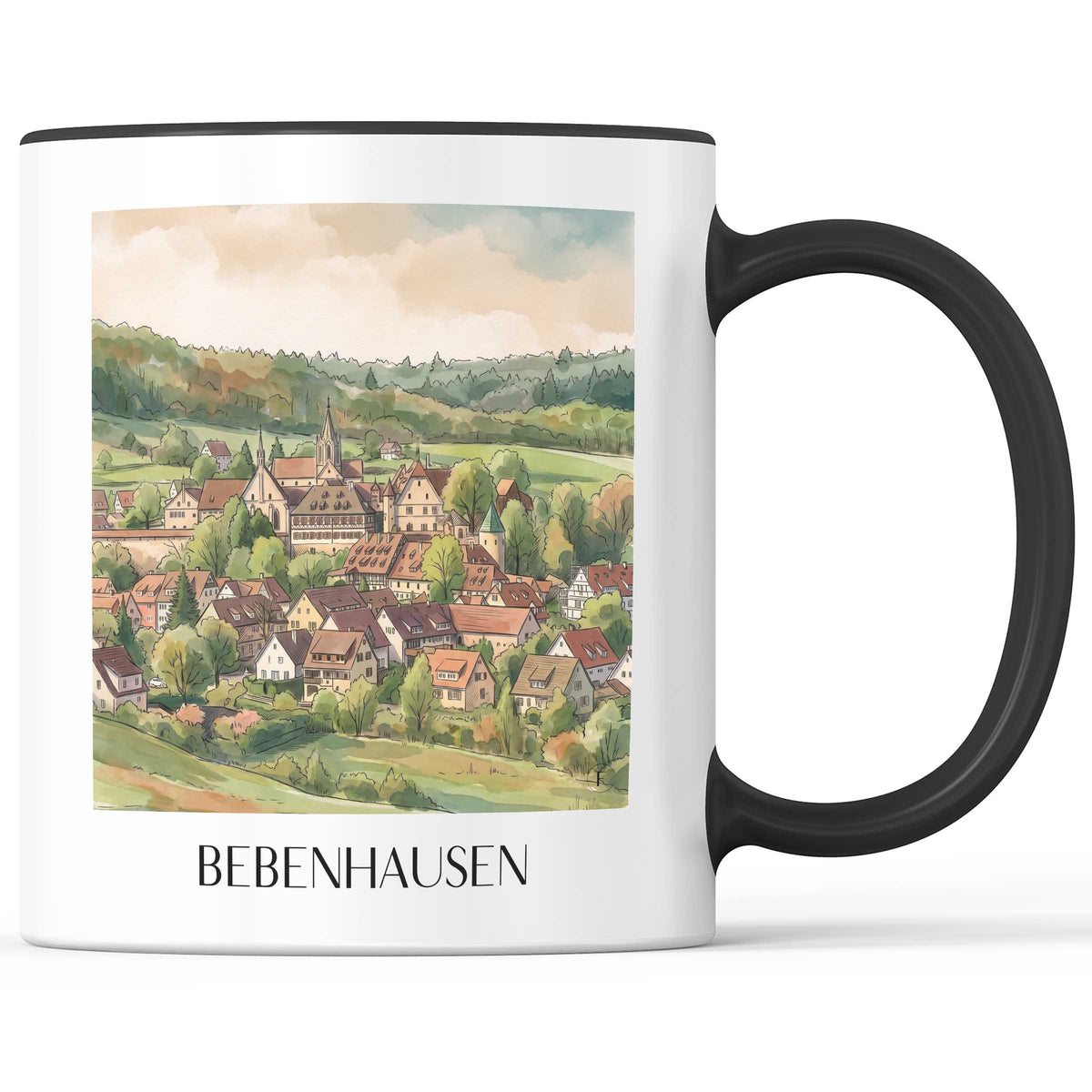 bebenhausen-schönbuch-deutschland-kaffeebecher-aquarell