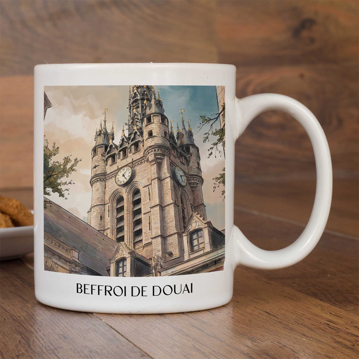 beffroi-de-douai-nord-frankreich-kaffeebecher-aquarell