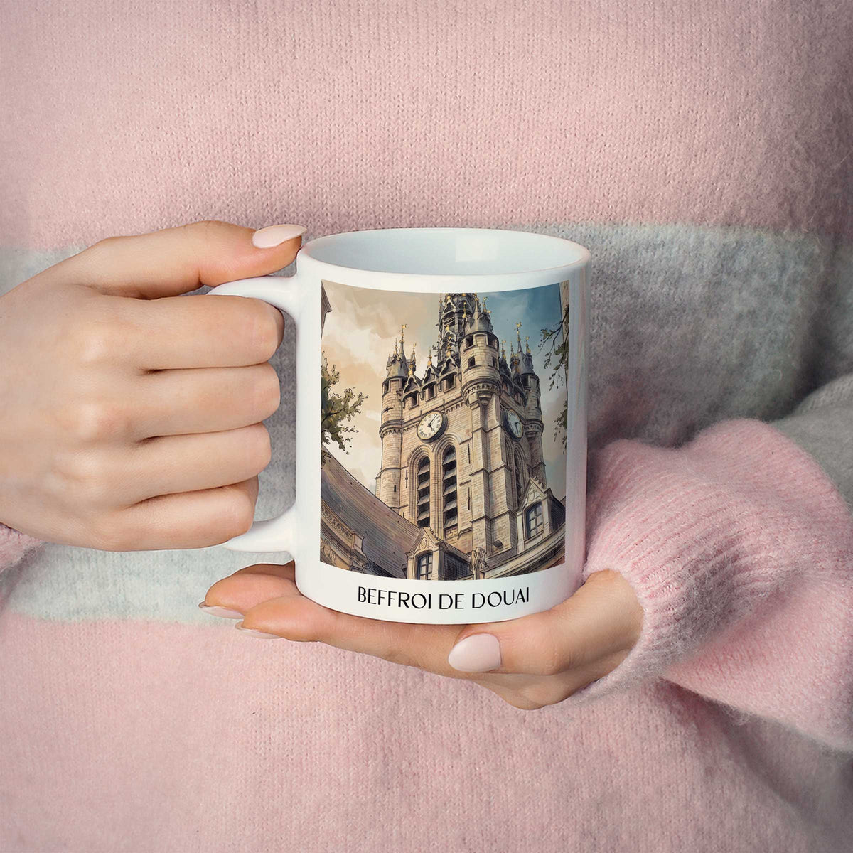 beffroi-de-douai-nord-frankreich-kaffeebecher-aquarell
