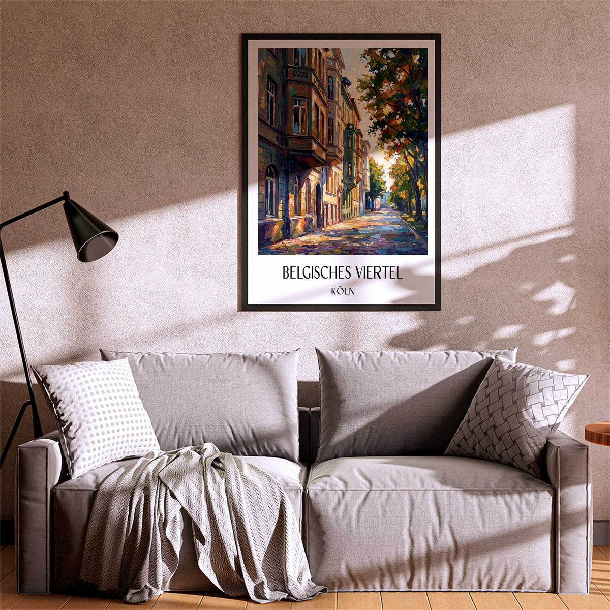 belgisches-viertel-köln-deutschland-poster-oil-painting-oelgemaelde