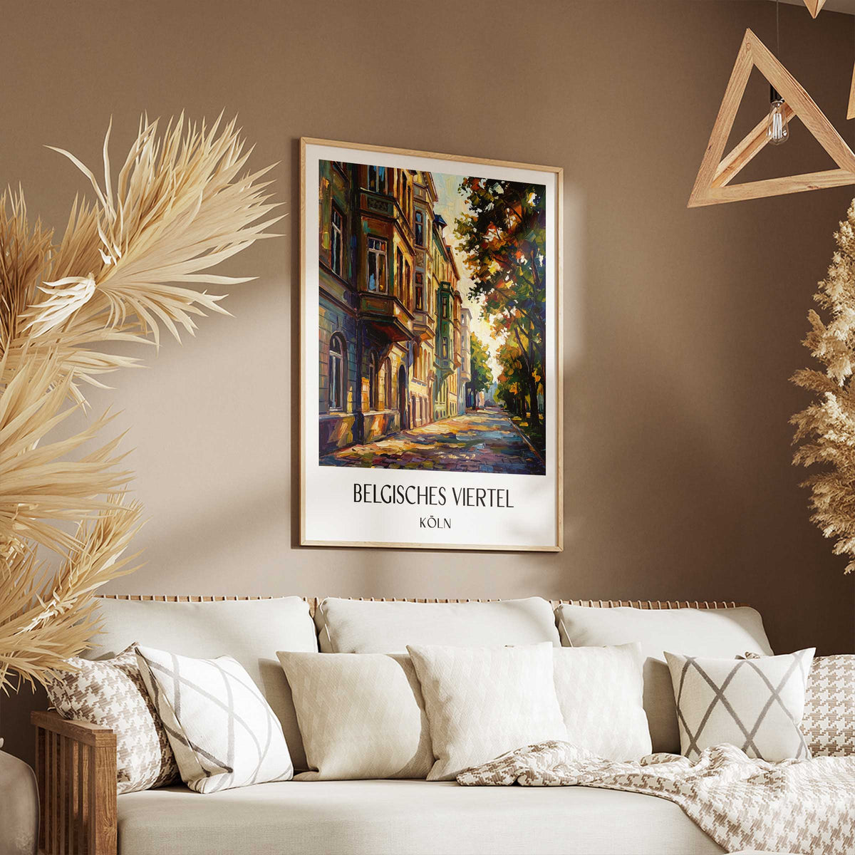 belgisches-viertel-köln-deutschland-poster-oil-painting-oelgemaelde