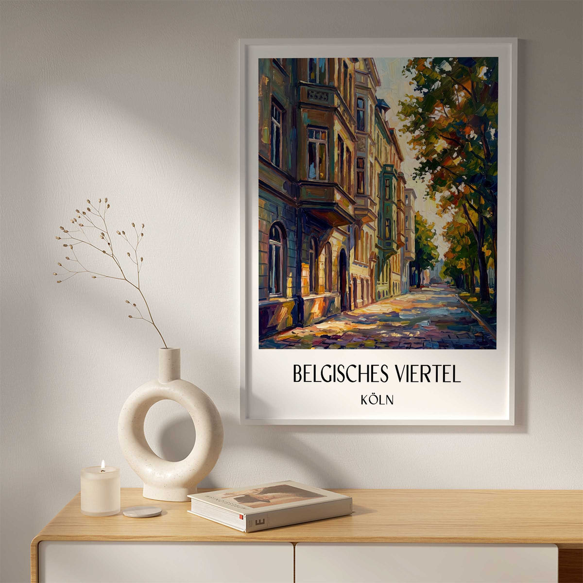 belgisches-viertel-köln-deutschland-poster-oil-painting-oelgemaelde