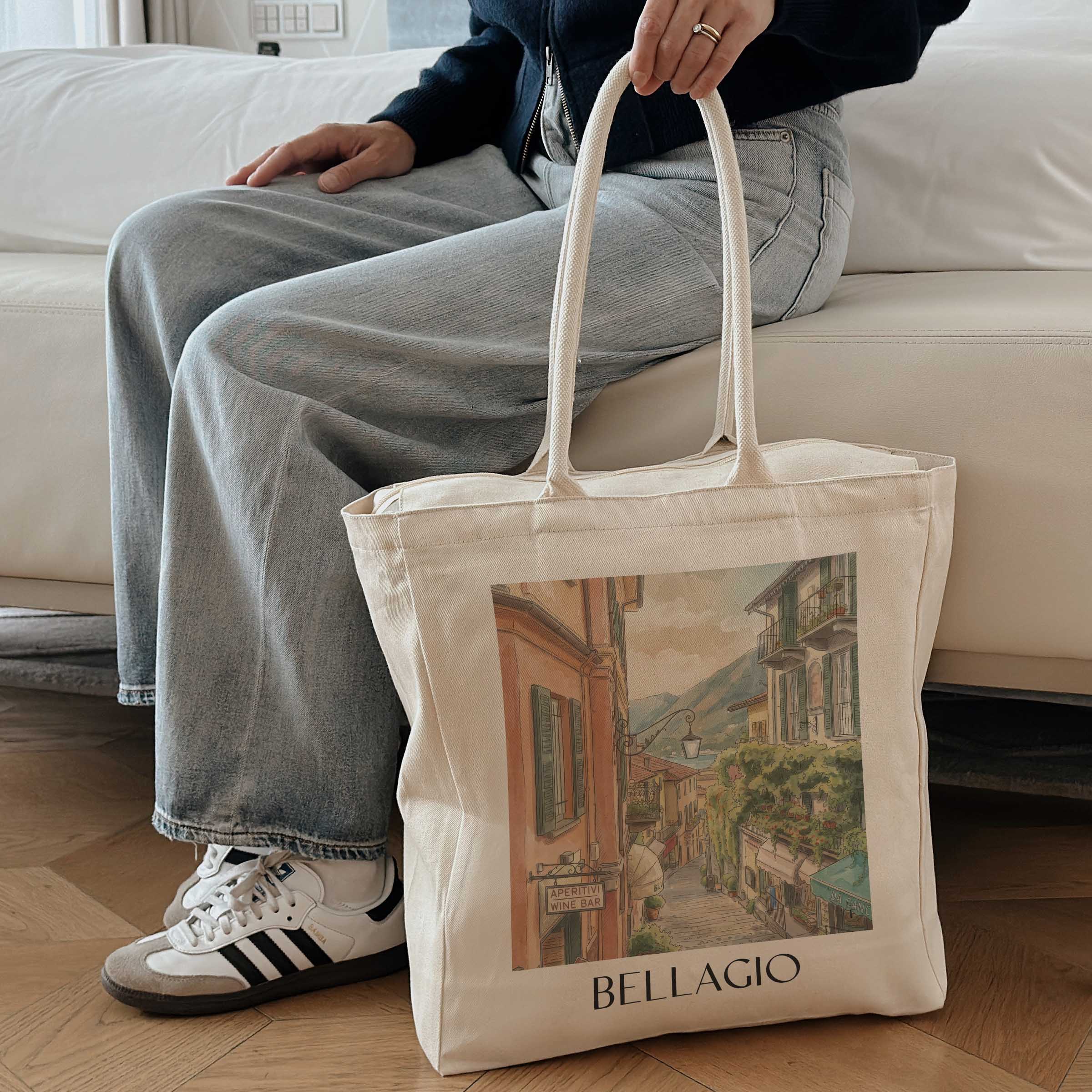 bellagio-comer-see-italien-einkaufstasche-aquarell