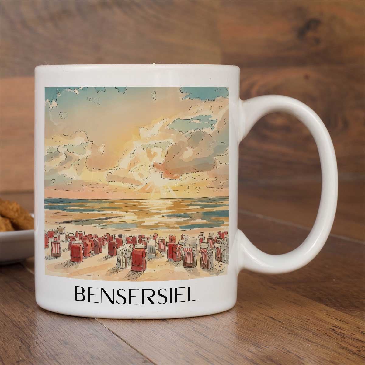 bensersiel-ostfriesland-deutschland-kaffeebecher-aquarell