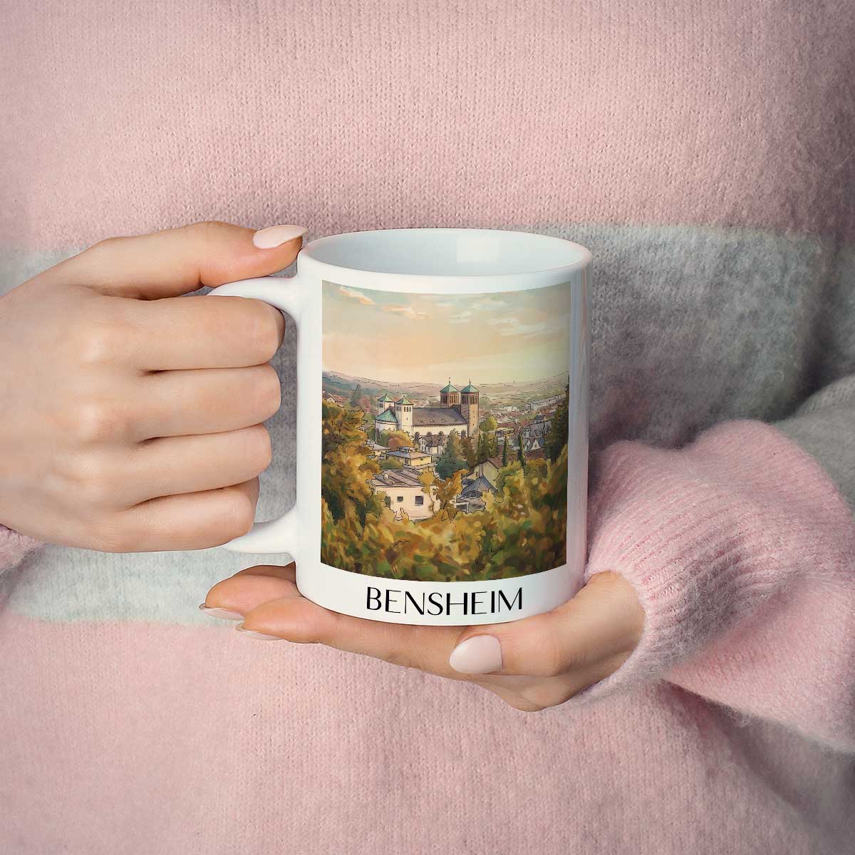 bensheim-südhessen-deutschland-kaffeebecher-aquarell