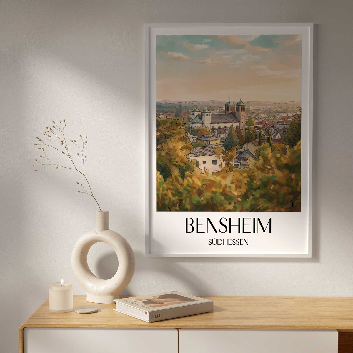 bensheim-südhessen-deutschland-poster-aquarell