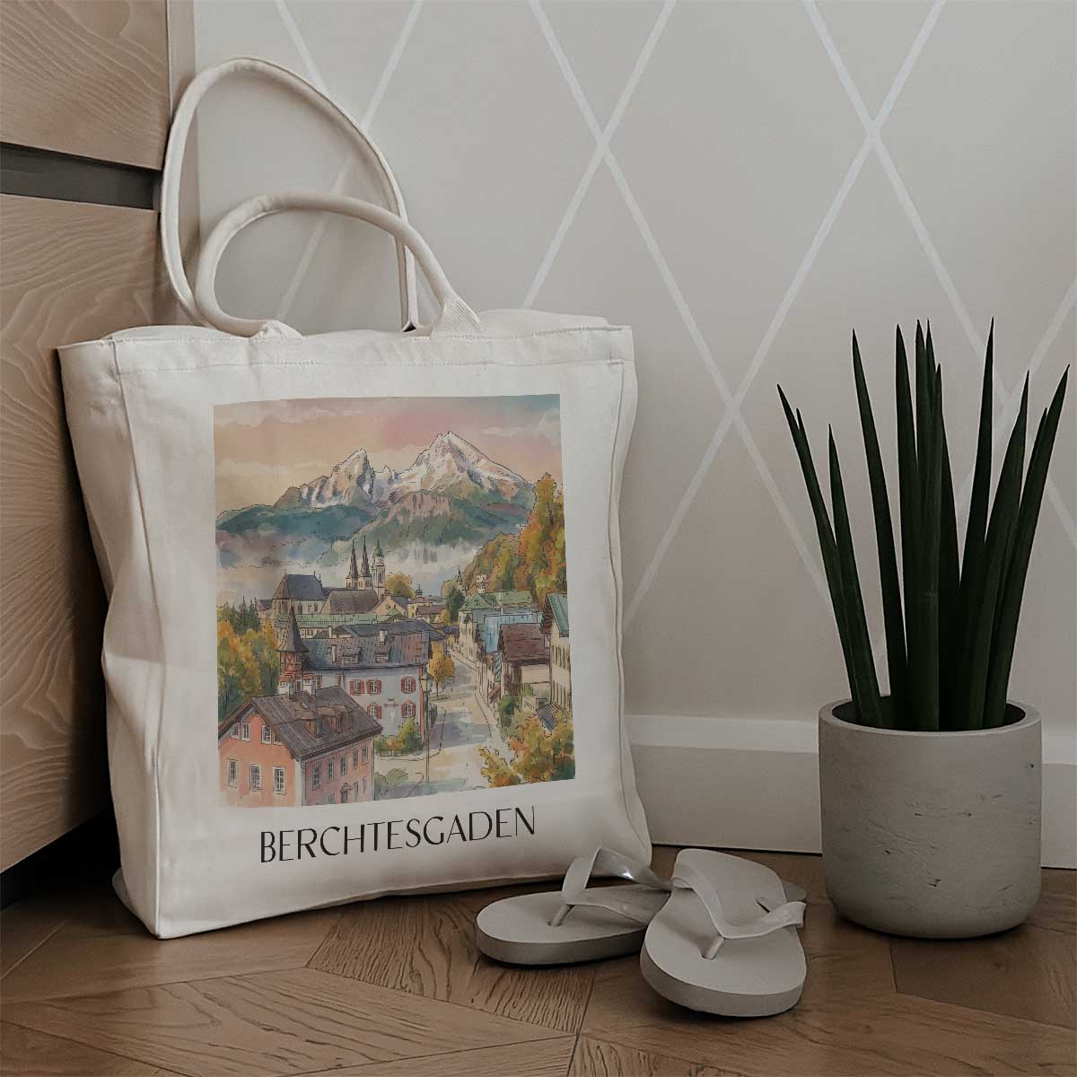 berchtesgaden-bayern-deutschland-einkaufstasche-aquarell