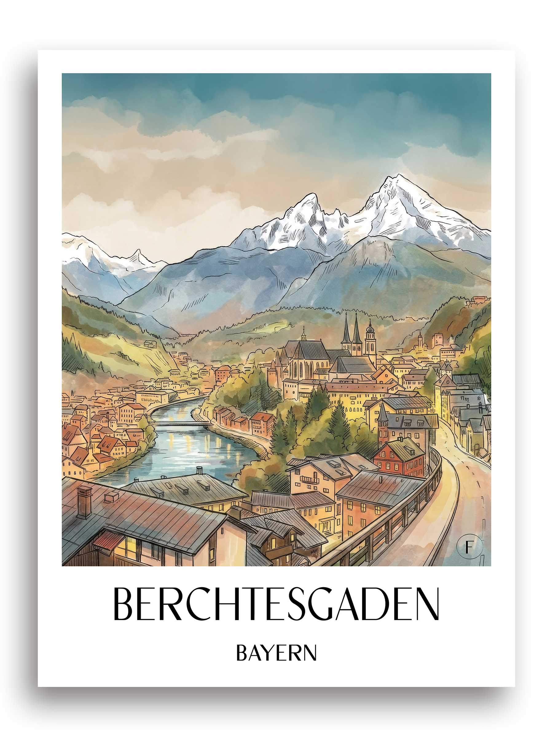 berchtesgaden-(bei-nacht)-bayern-deutschland-poster-aquarell