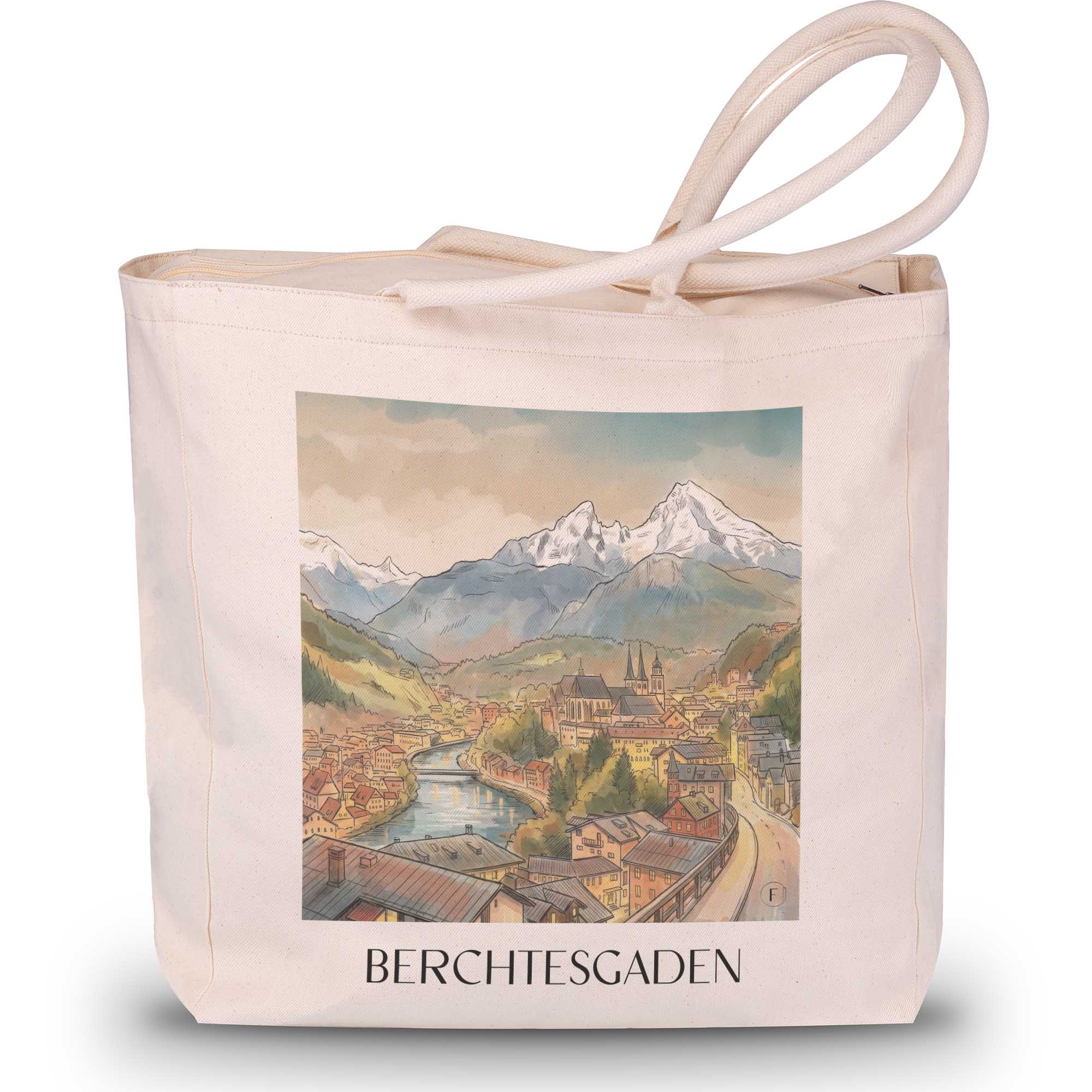 berchtesgaden-(bei-nacht)-bayern-deutschland-einkaufstasche-aquarell