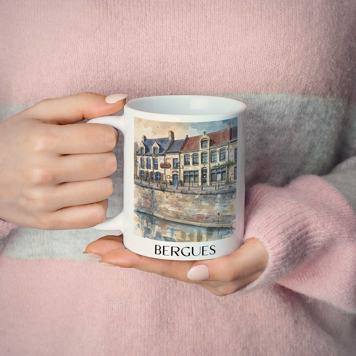 bergues-flandre-frankreich-kaffeebecher-aquarell