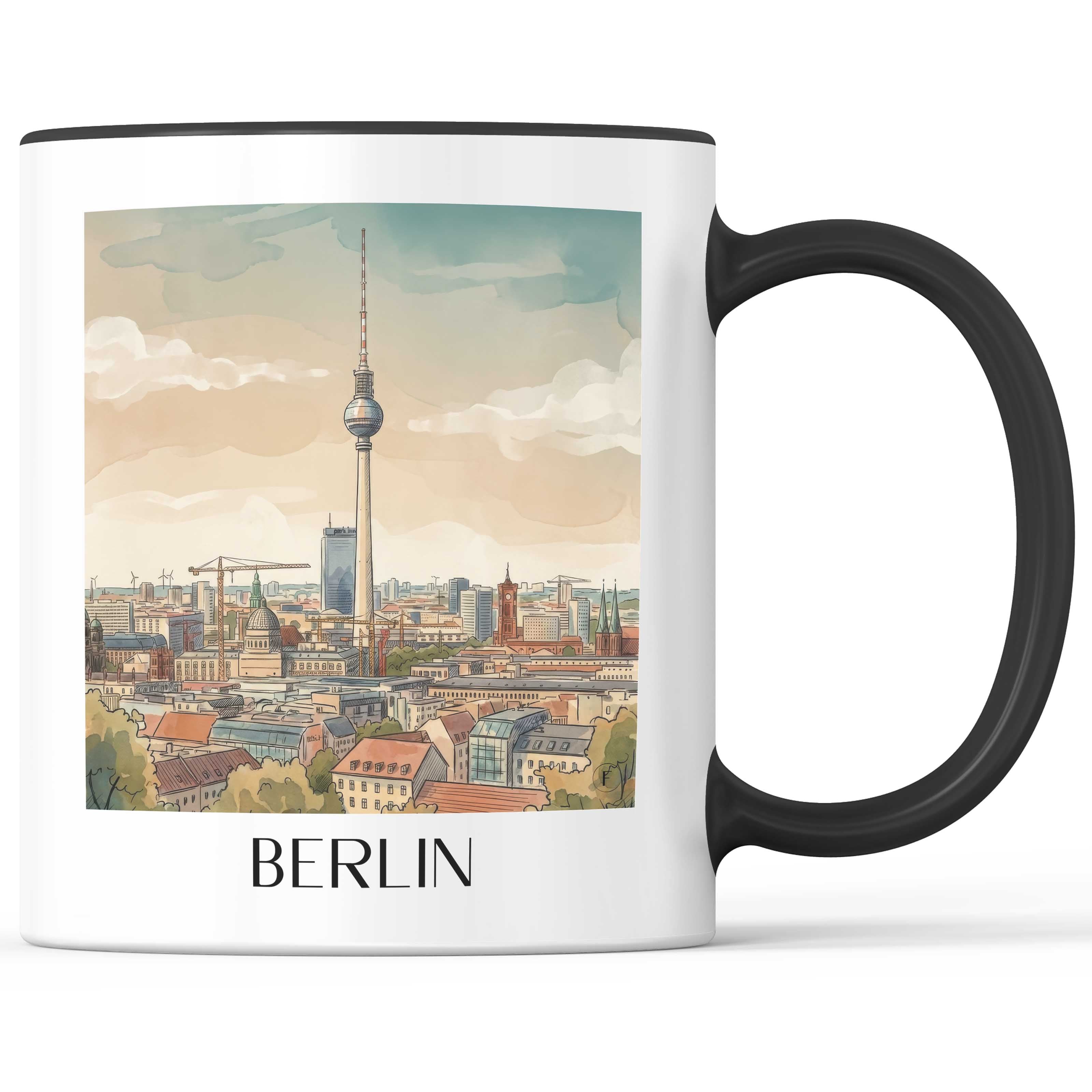 berlin-deutschland-kaffeebecher-aquarell
