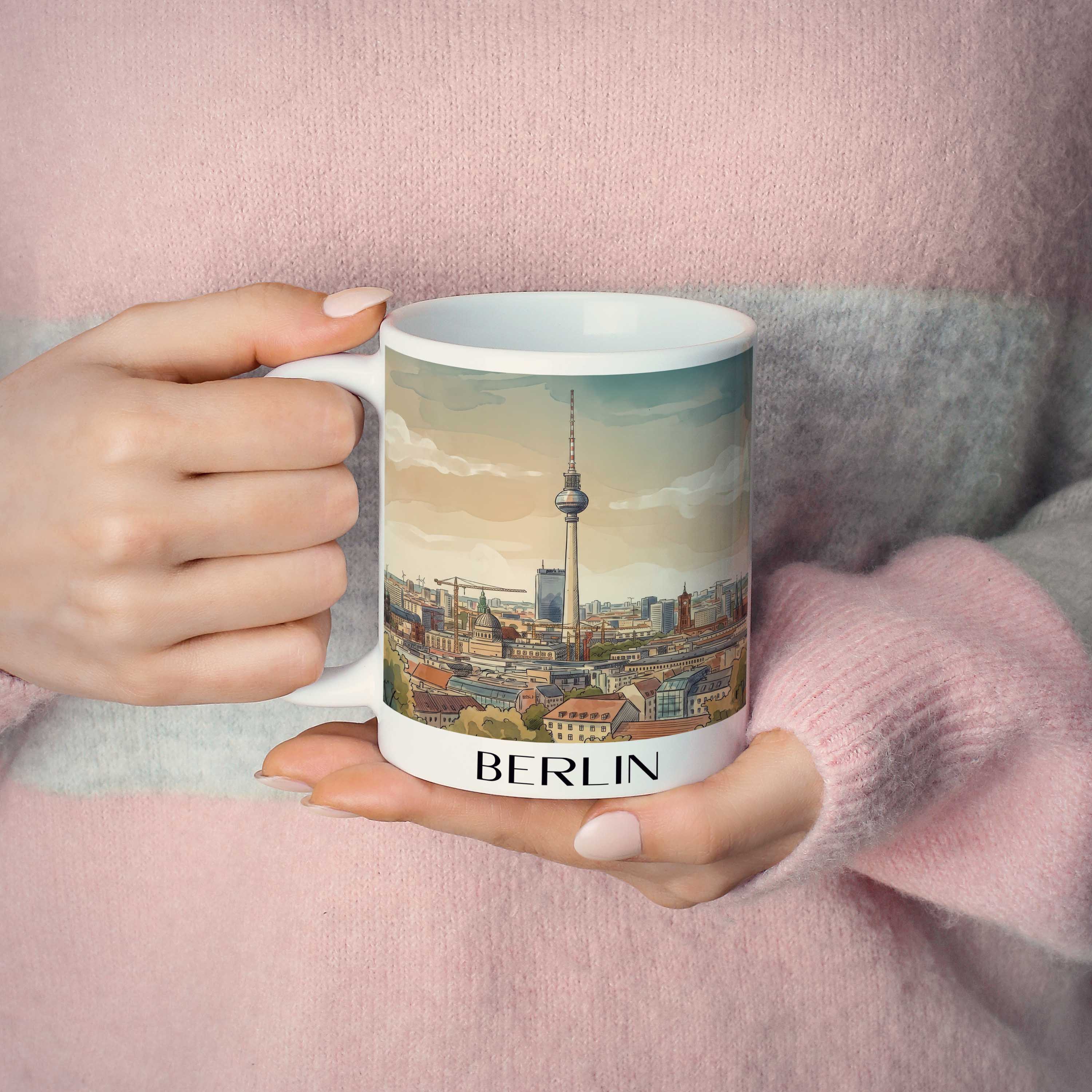 berlin-deutschland-kaffeebecher-aquarell