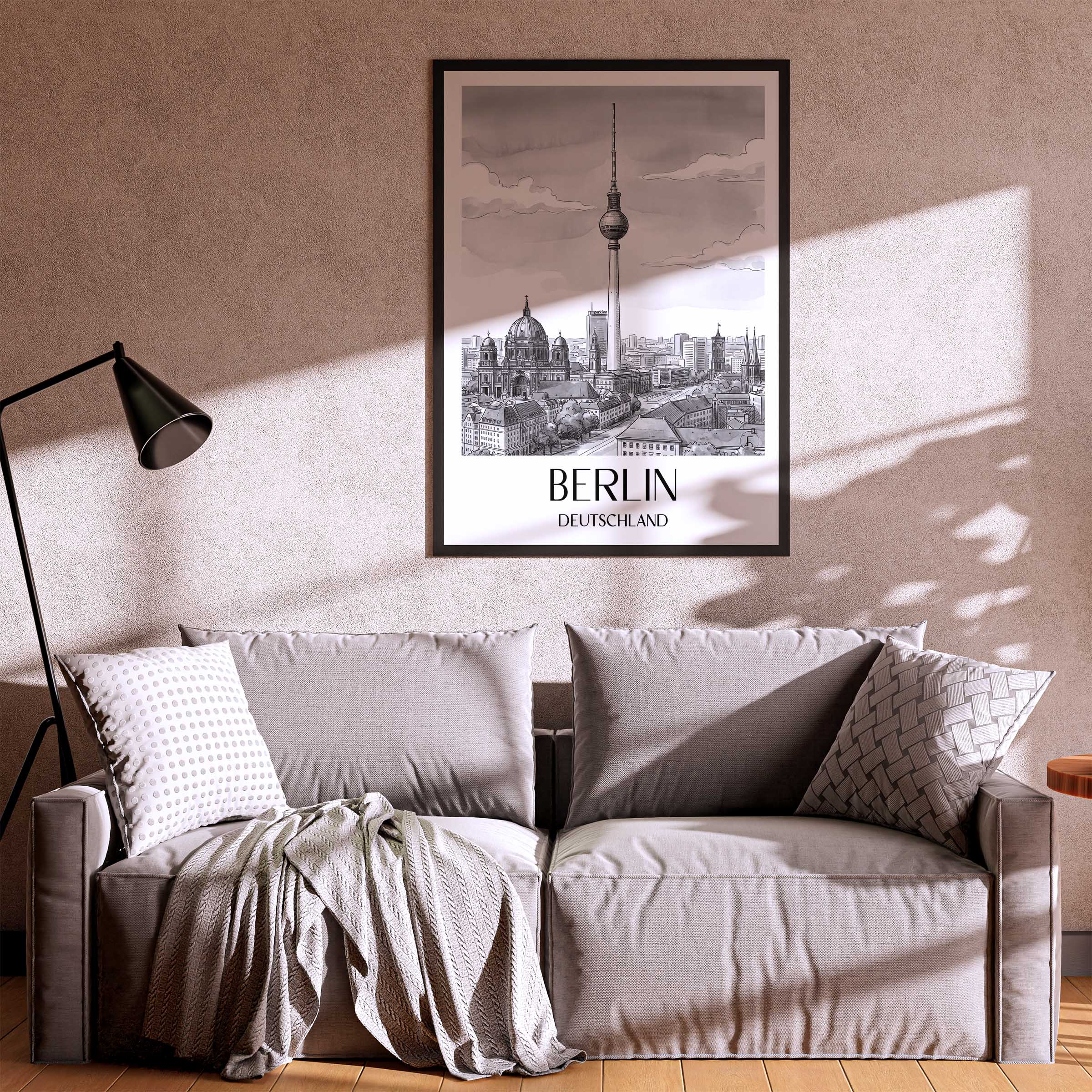 berlin-deutschland-poster-aquarell-schwarz-weiss