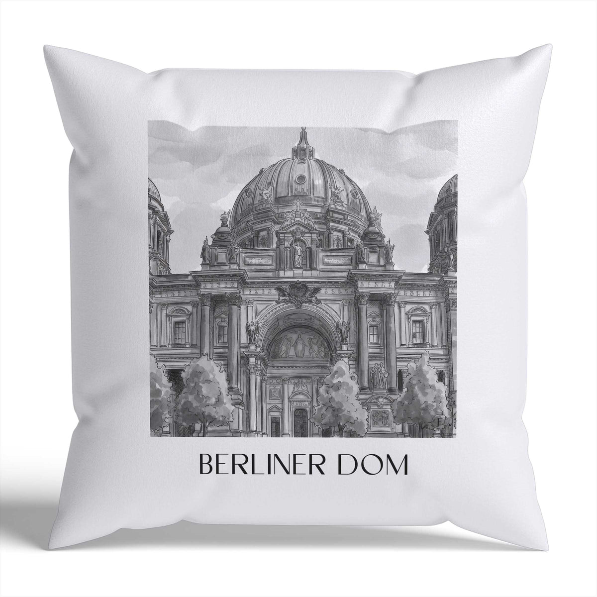 berliner-dom-berlin-deutschland-kissenbezug-aquarell-schwarz-weiss