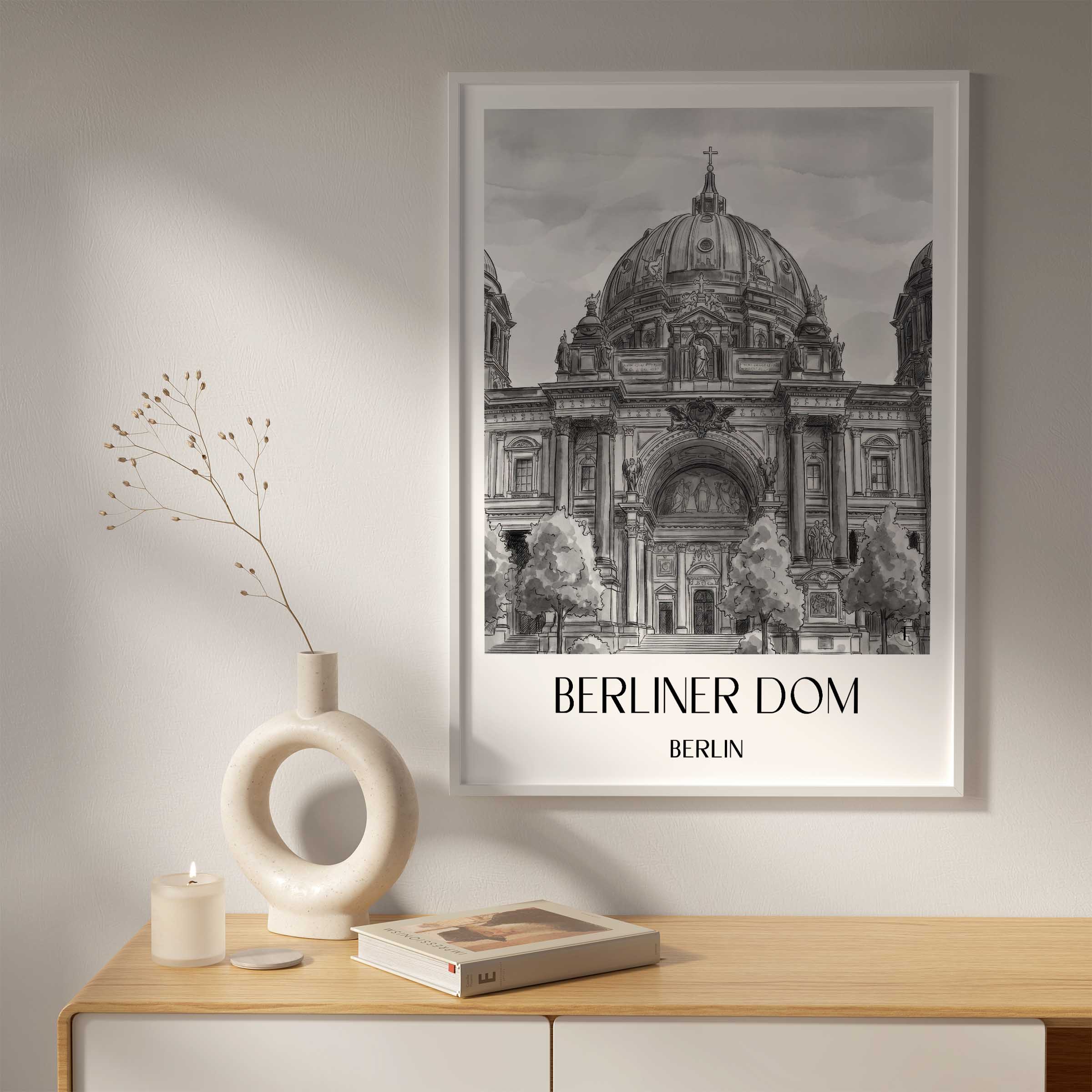 berliner-dom-berlin-deutschland-poster-aquarell-schwarz-weiss