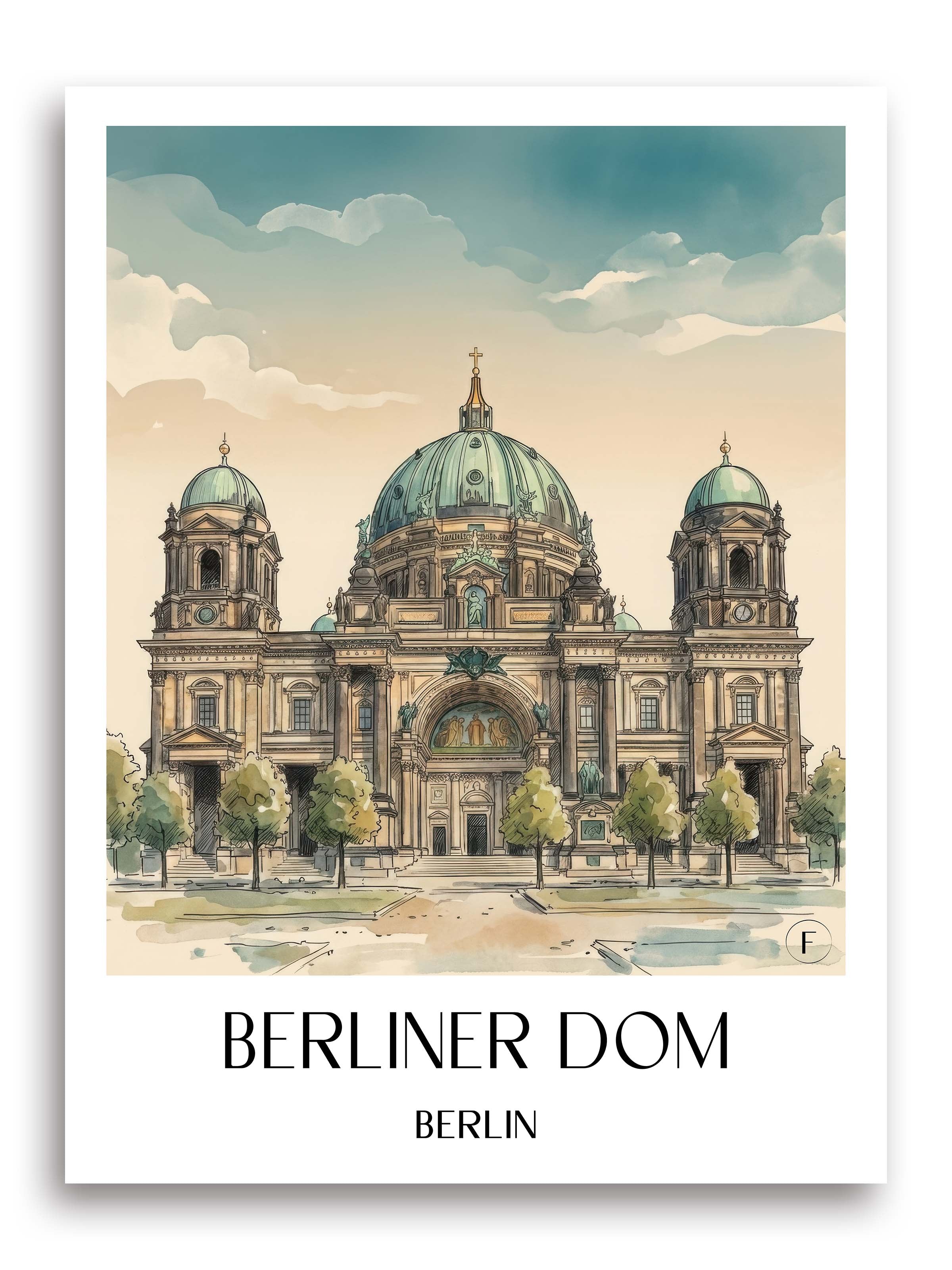berliner-dom-berlin-deutschland-poster-aquarell