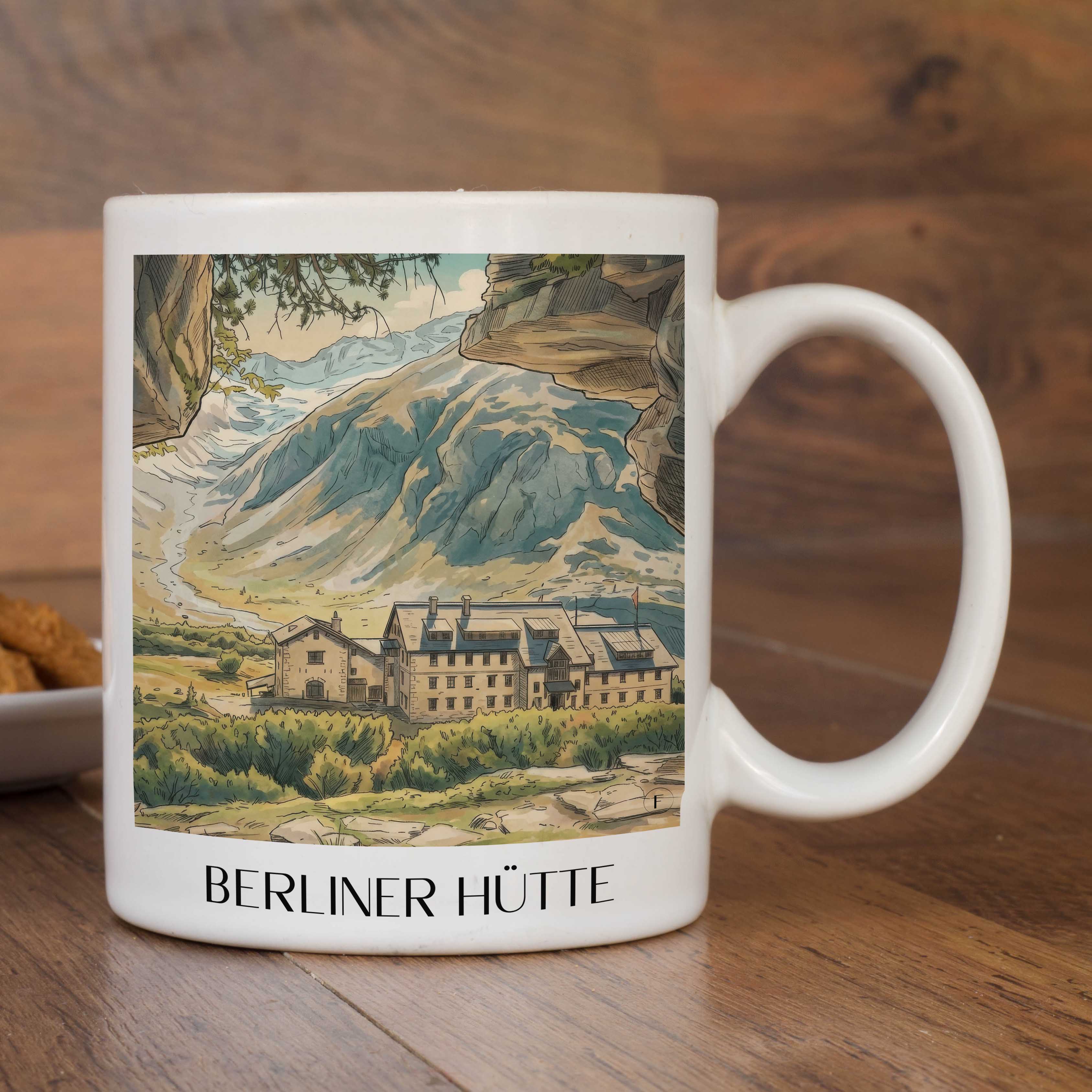 berliner-hütte-zillertaler-alpen-österreich-kaffeebecher-aquarell