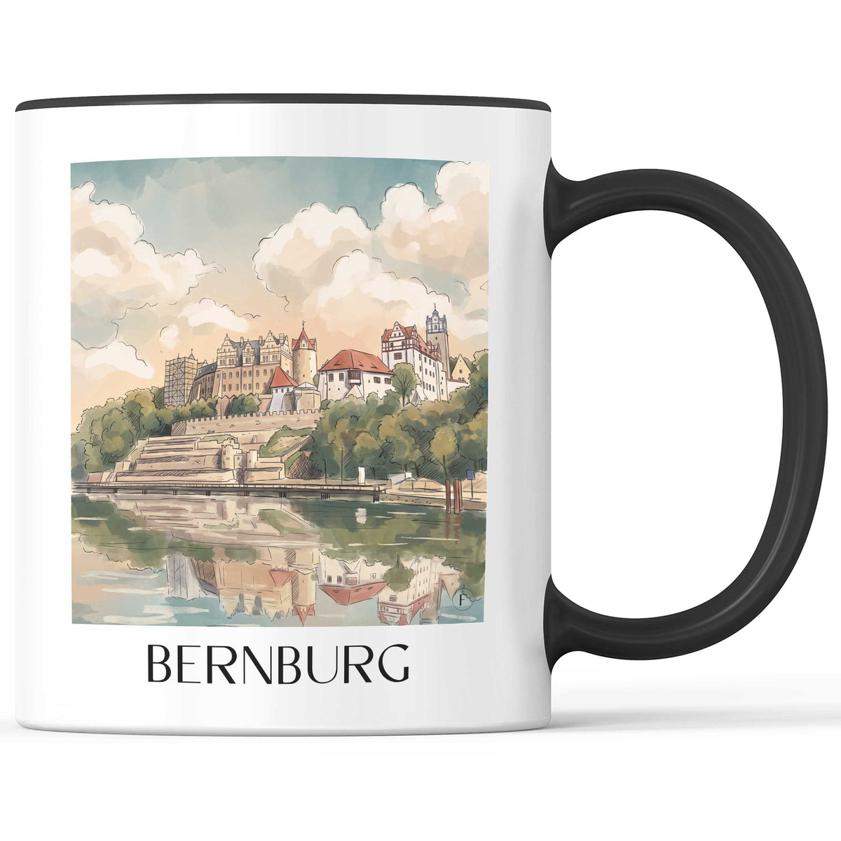bernburg-saale-deutschland-kaffeebecher-aquarell