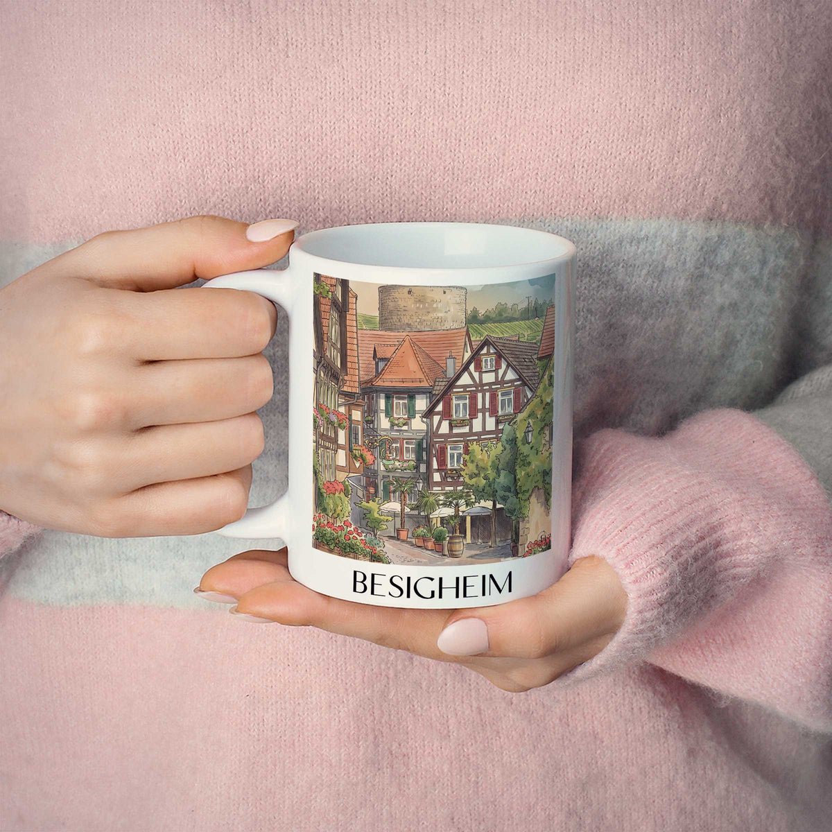 besigheim-neckartal-deutschland-kaffeebecher-aquarell