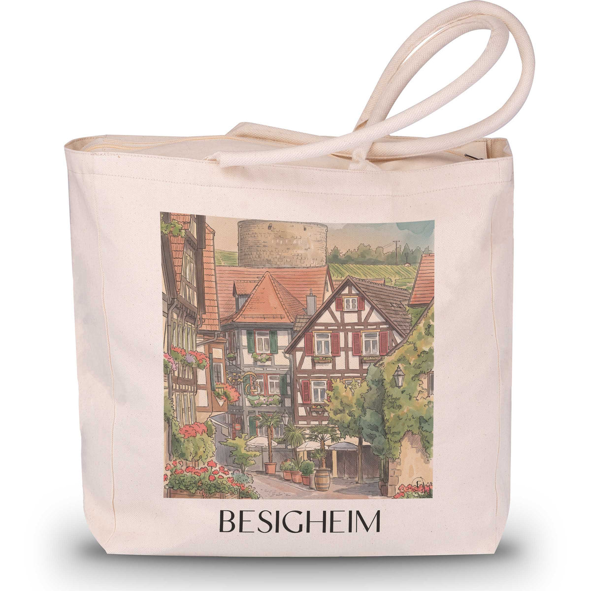 besigheim-neckartal-deutschland-einkaufstasche-aquarell