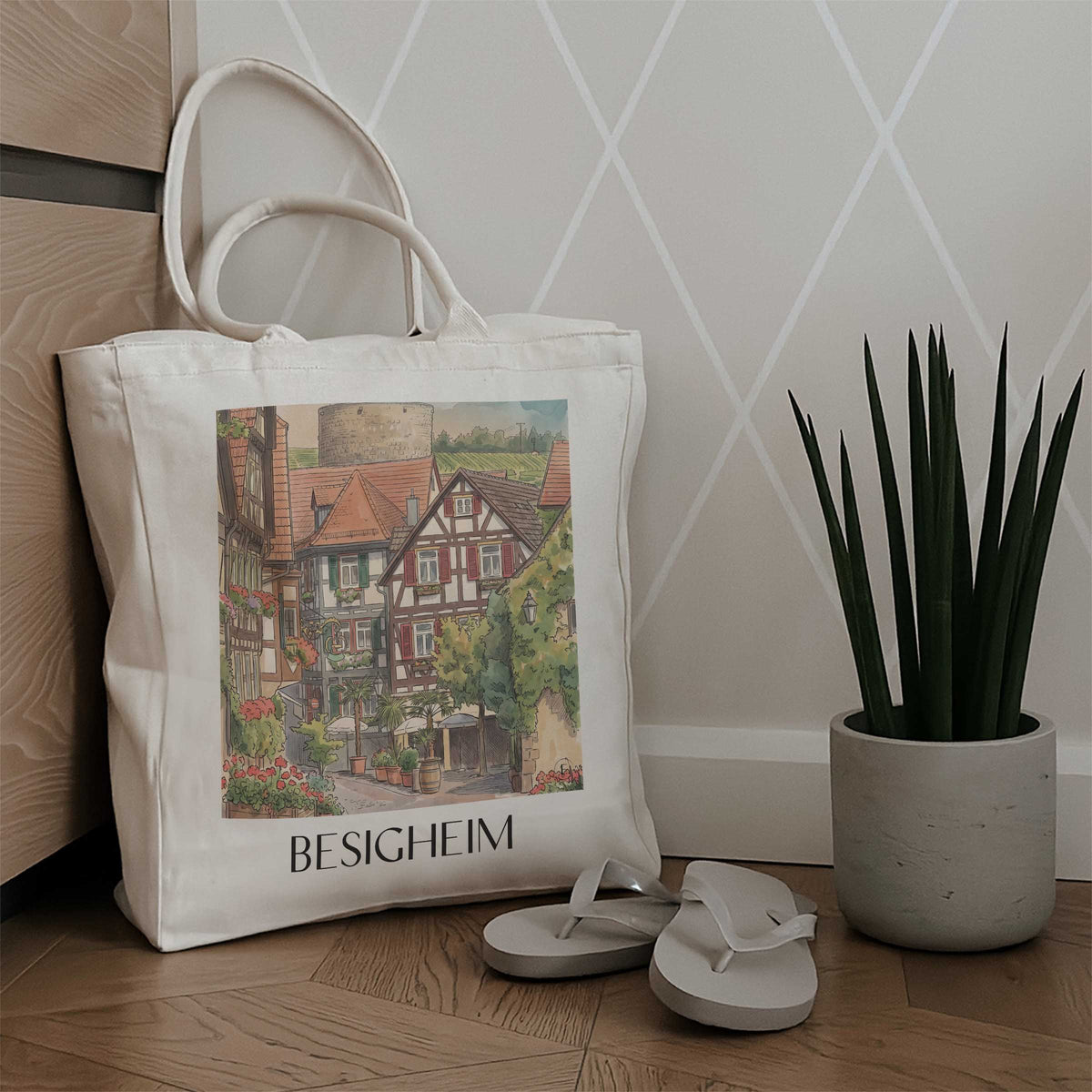 besigheim-neckartal-deutschland-einkaufstasche-aquarell