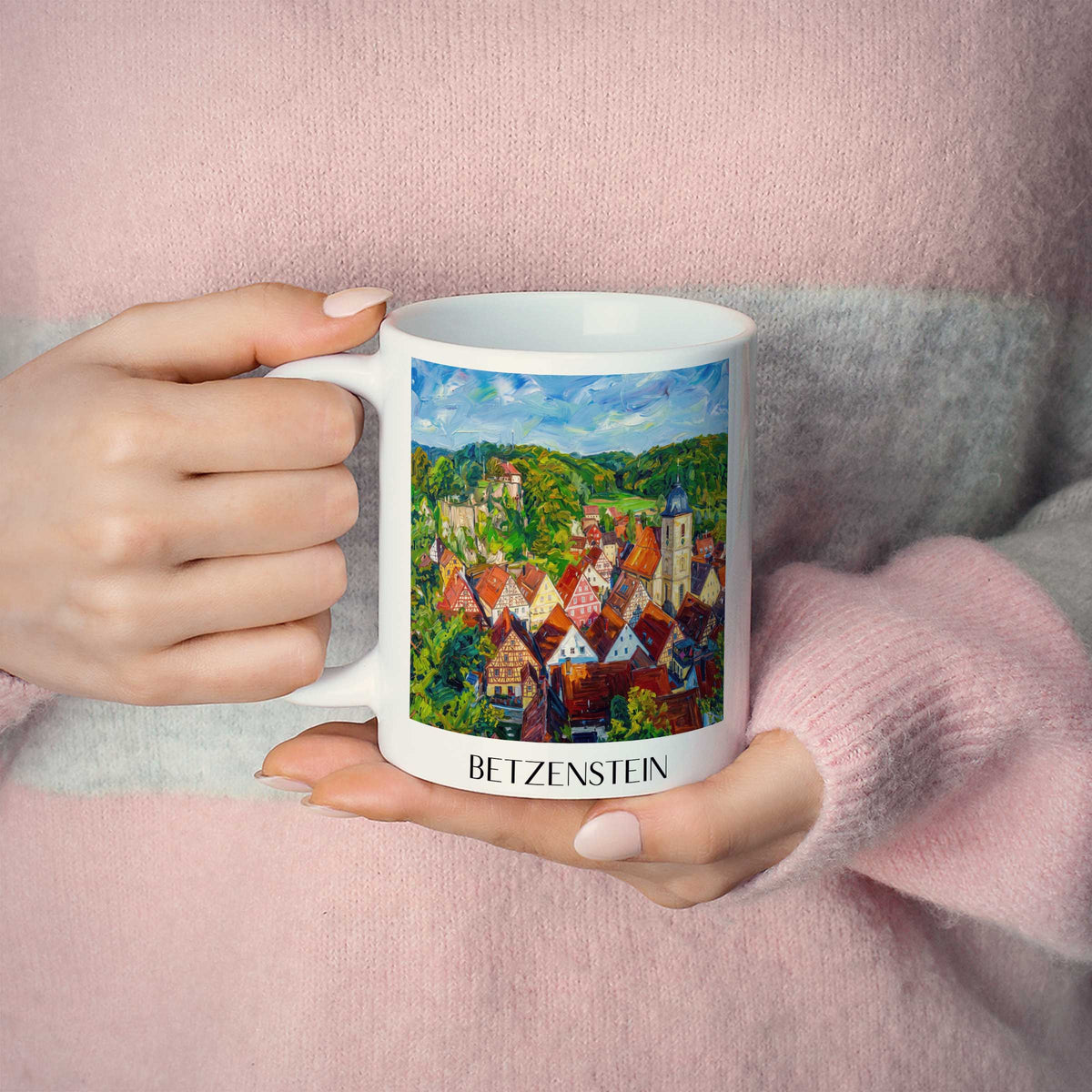 betzenstein-fränkische-schweiz-deutschland-kaffeebecher-oil-painting-oelgemaelde