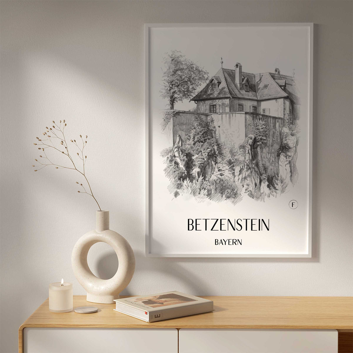 betzenstein-bayern-deutschland-poster-bleistift-zeichnung-drawing